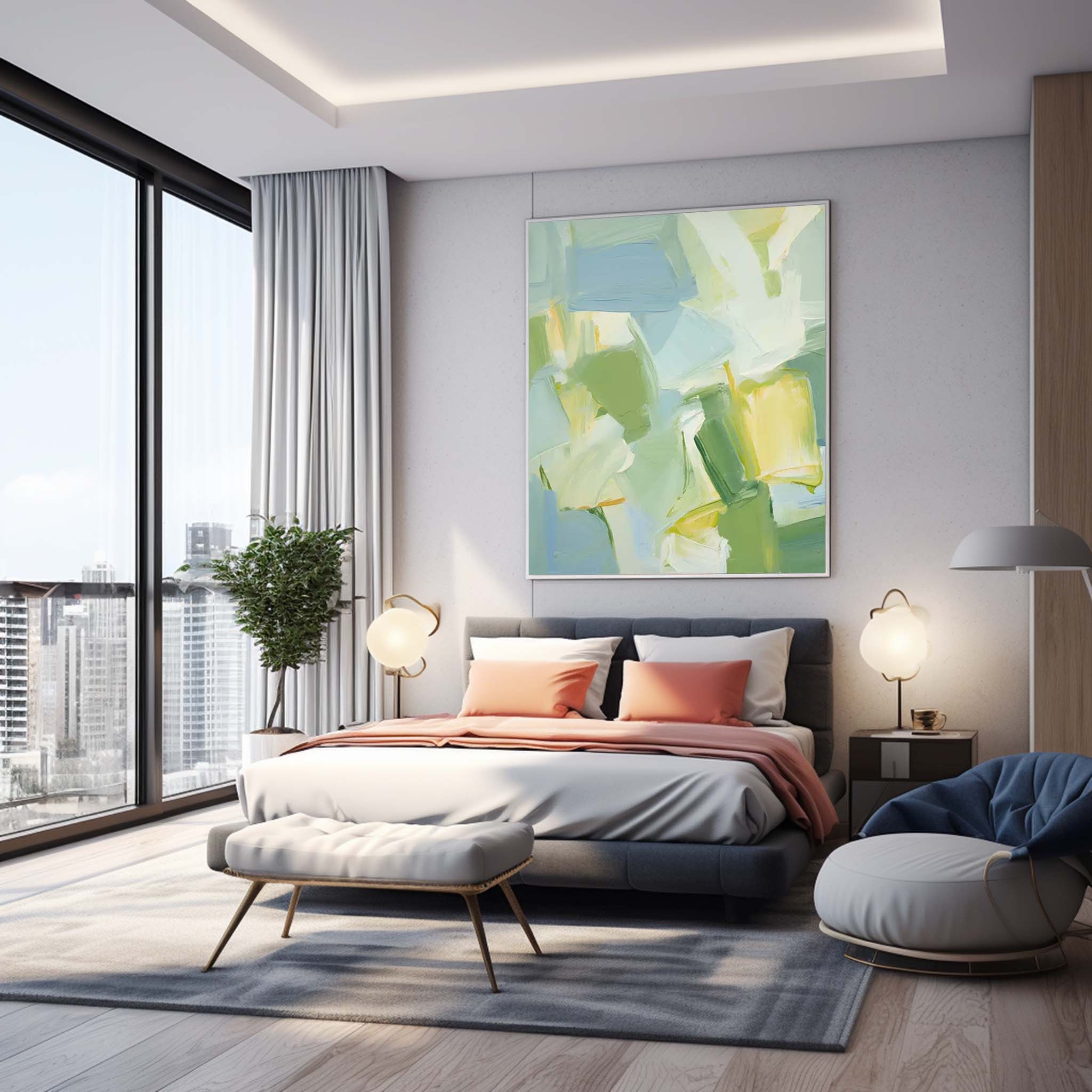 Wallart Abstract Canvas Art #AB306