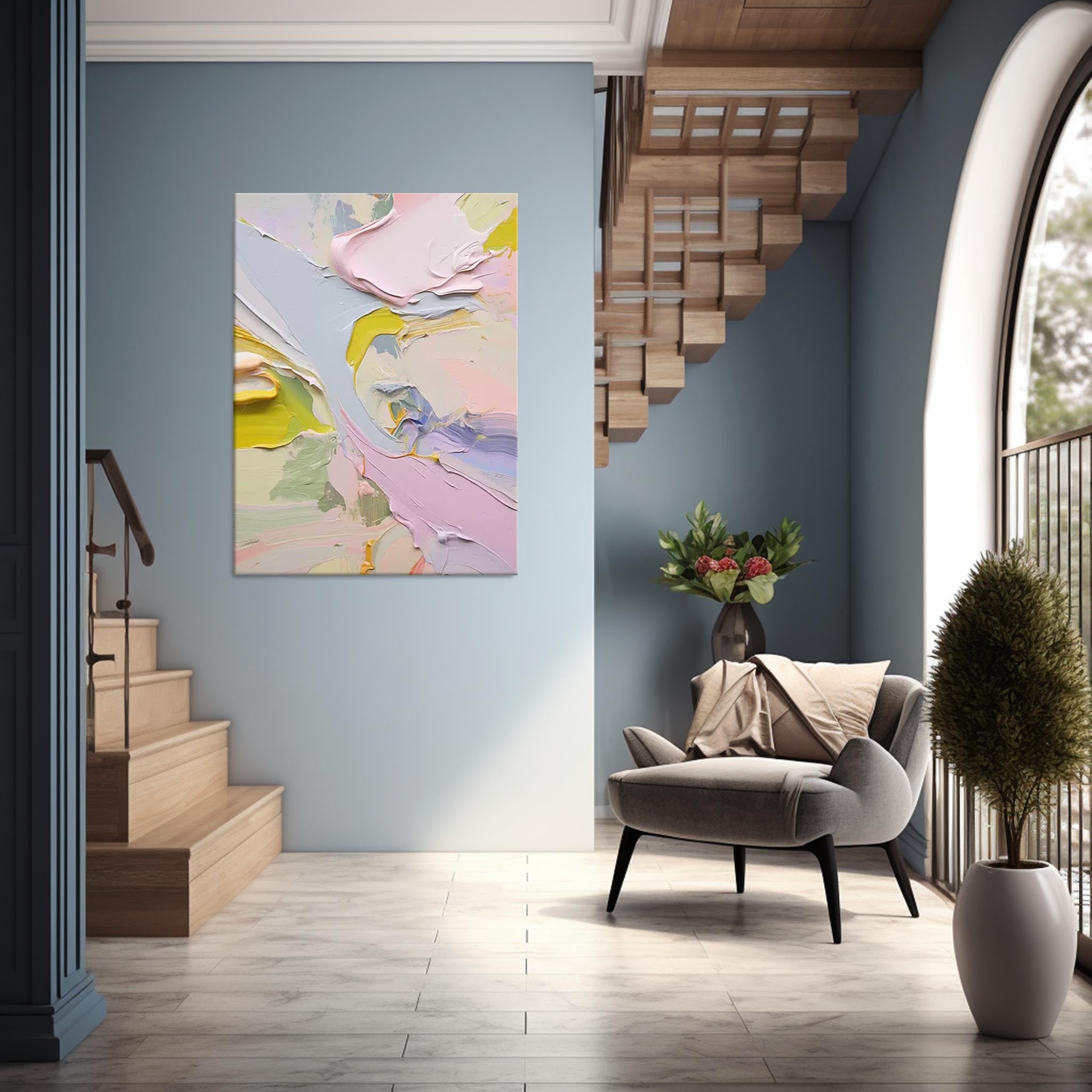 Wallart Abstract Canvas Art #AB308
