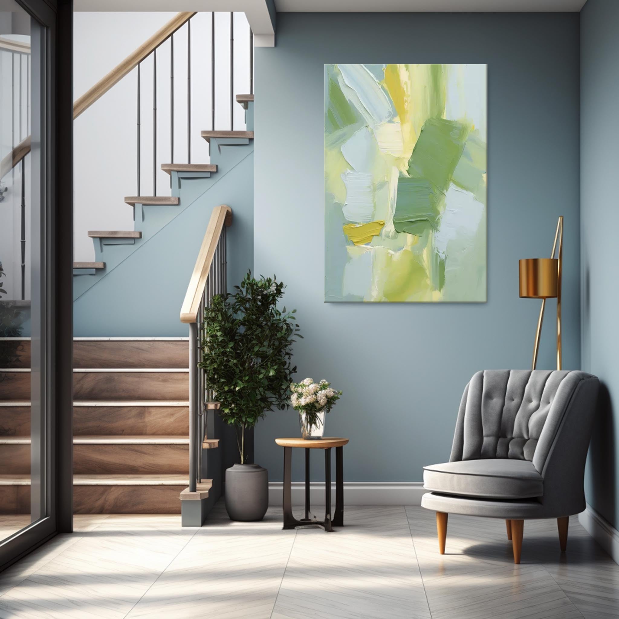 Wallart Abstract Canvas Art #AB305