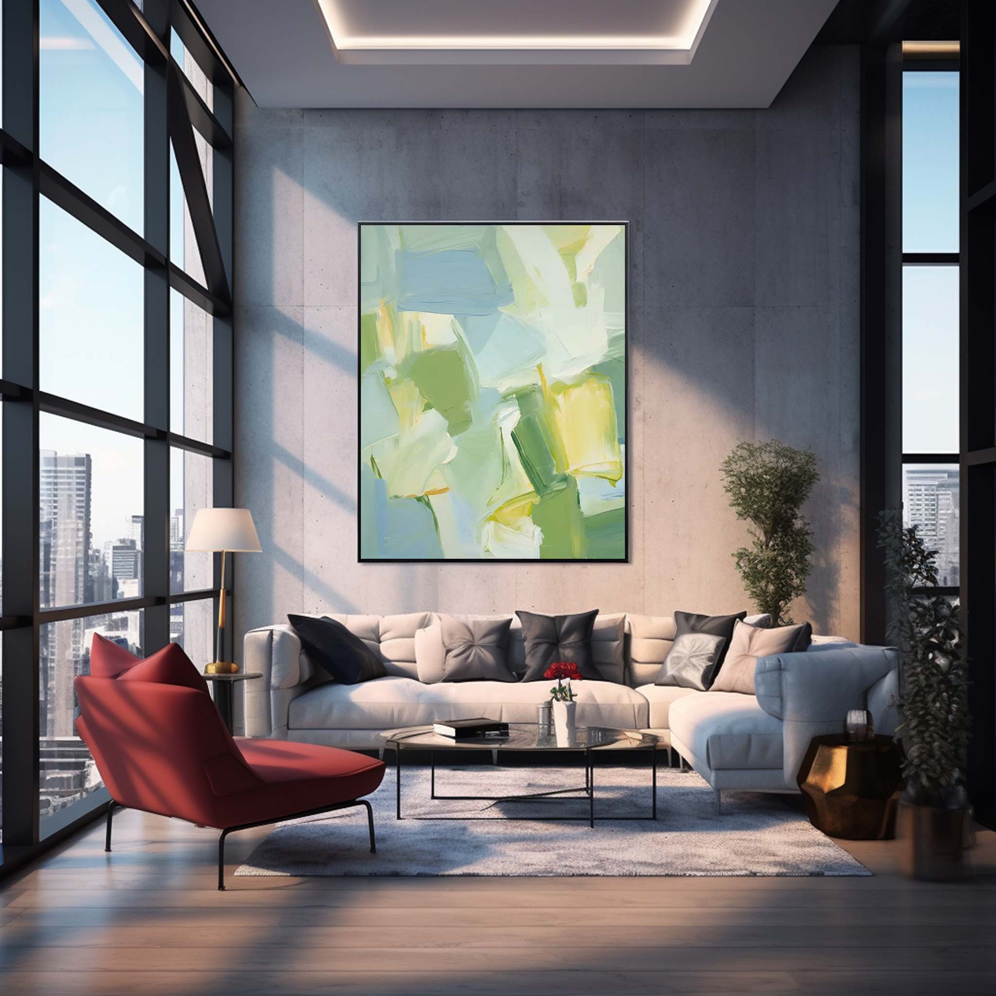 Wallart Abstract Canvas Art #AB306