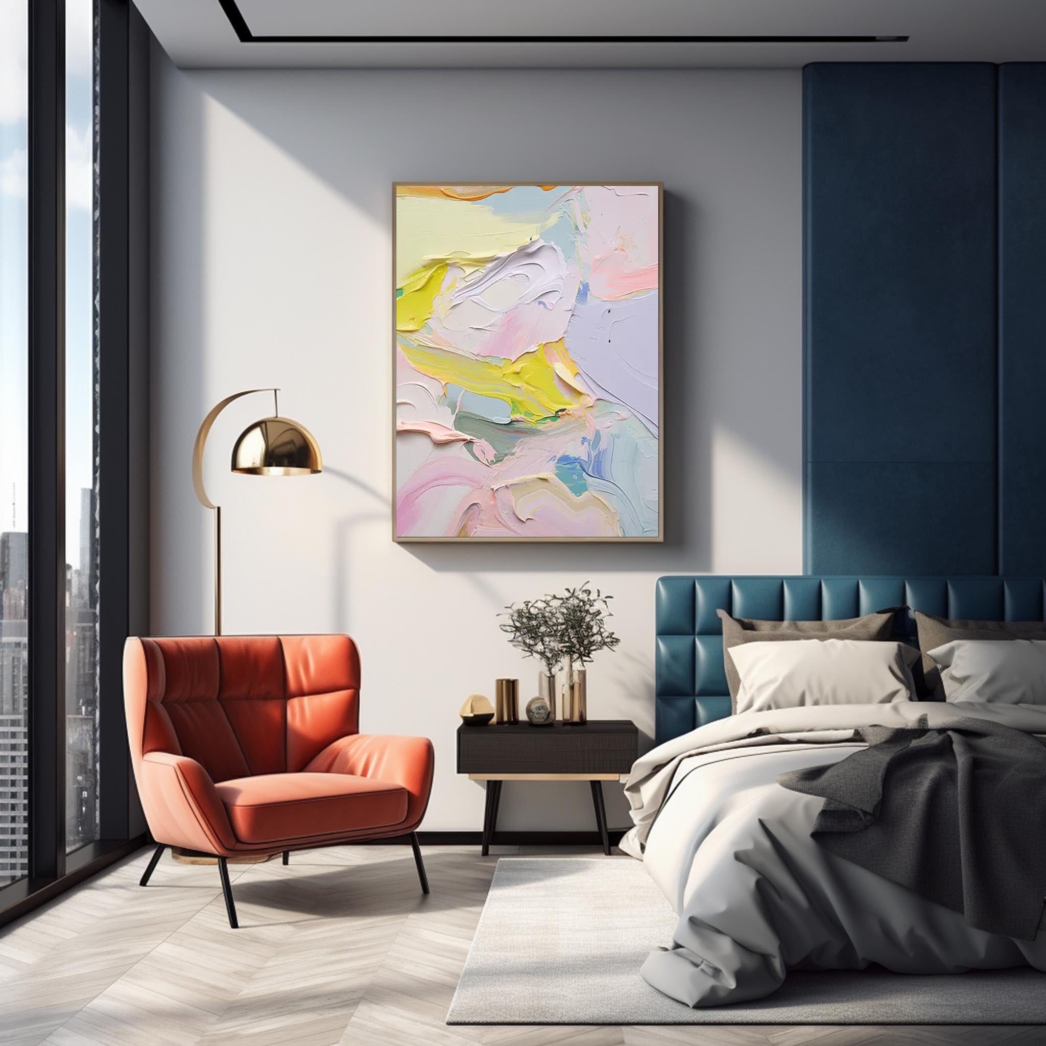 Wallart Abstract Canvas Art #AB309