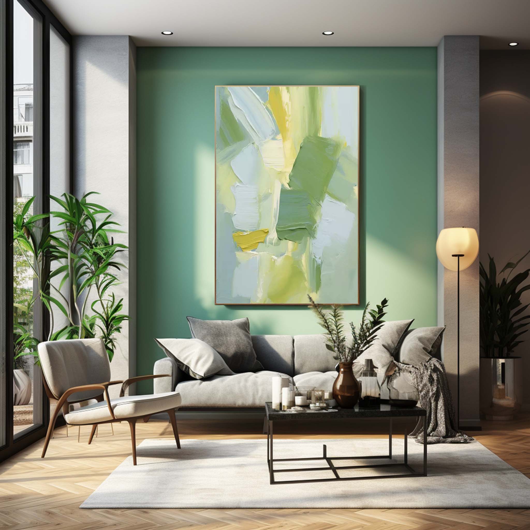 Wallart Abstract Canvas Art #AB305