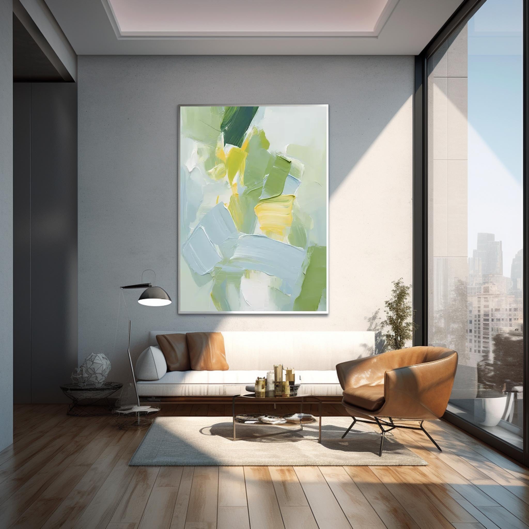 Wallart Abstract Canvas Art #AB303
