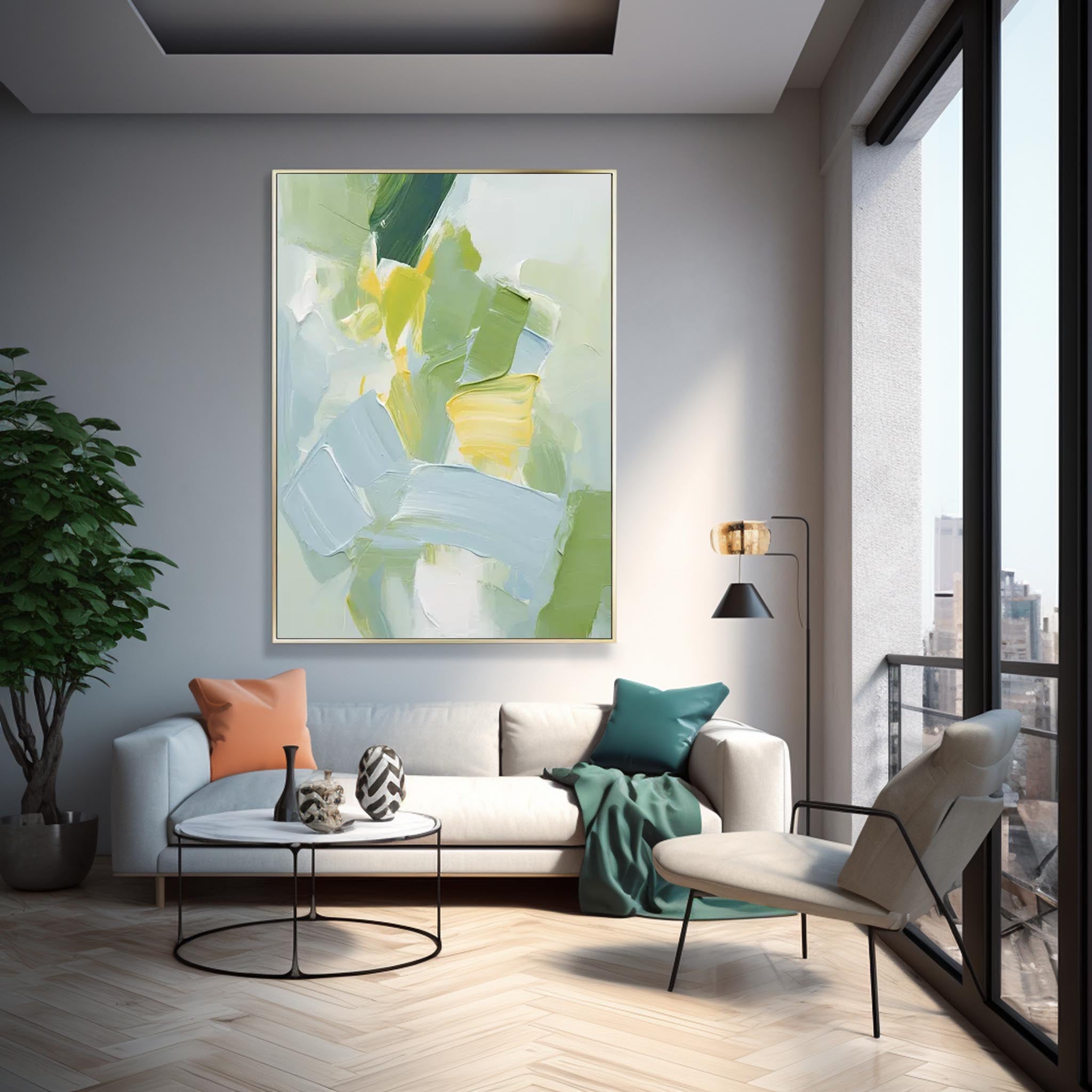 Wallart Abstract Canvas Art #AB303