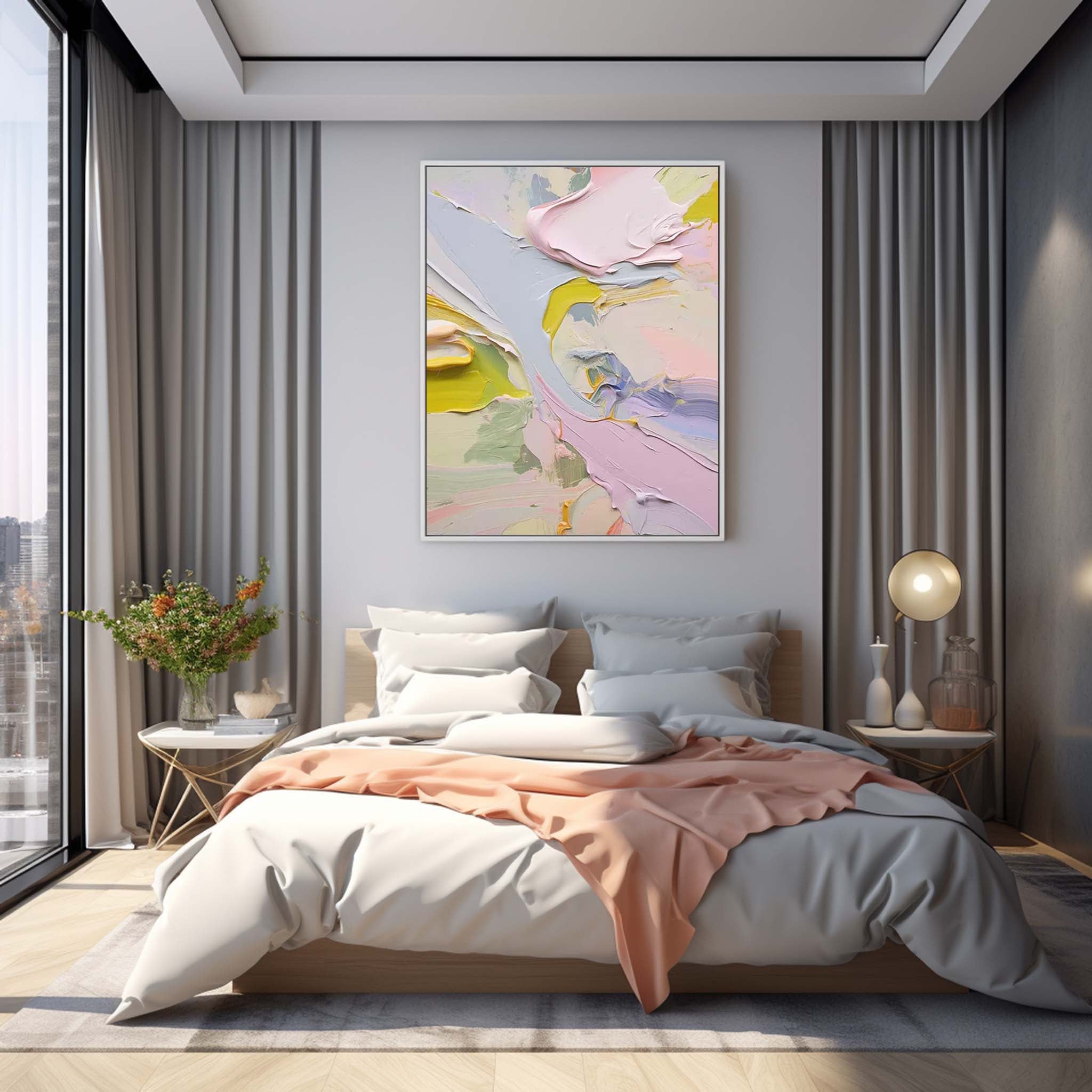 Wallart Abstract Canvas Art #AB308