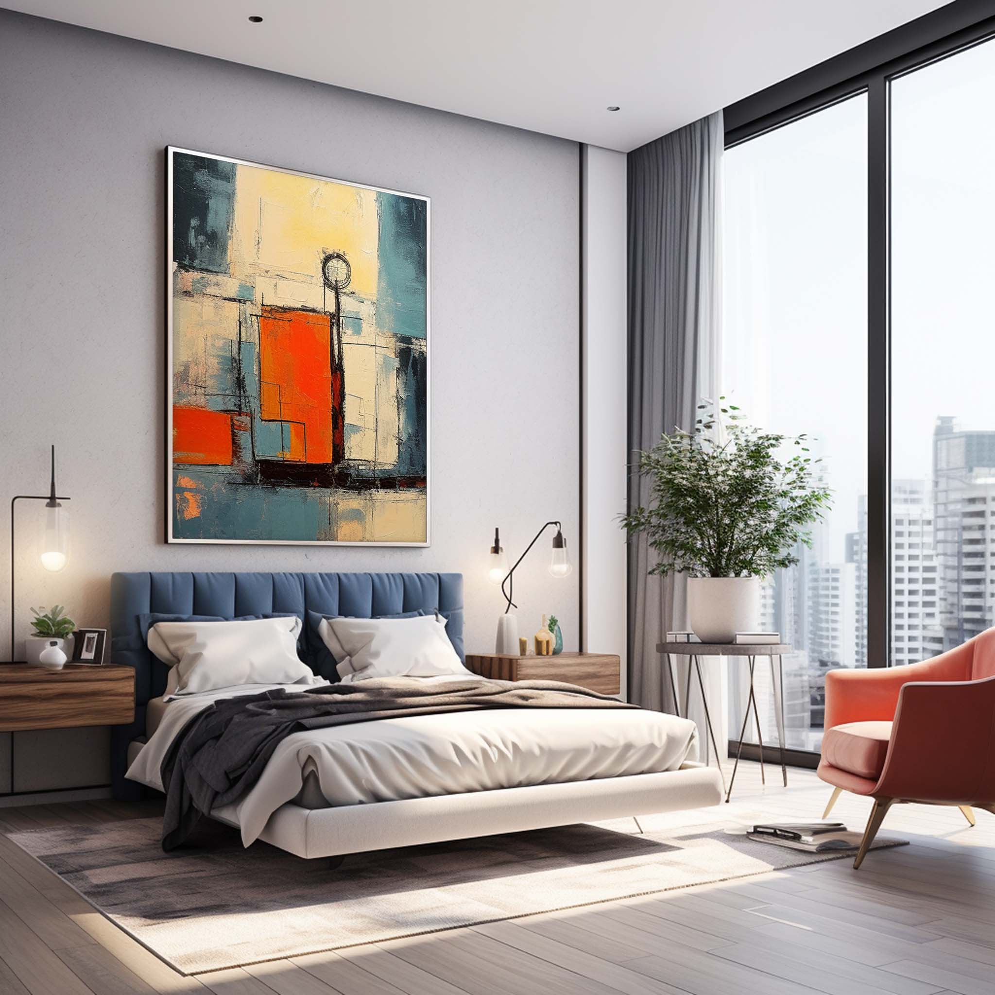 Wallart Abstract Canvas Art #AB316