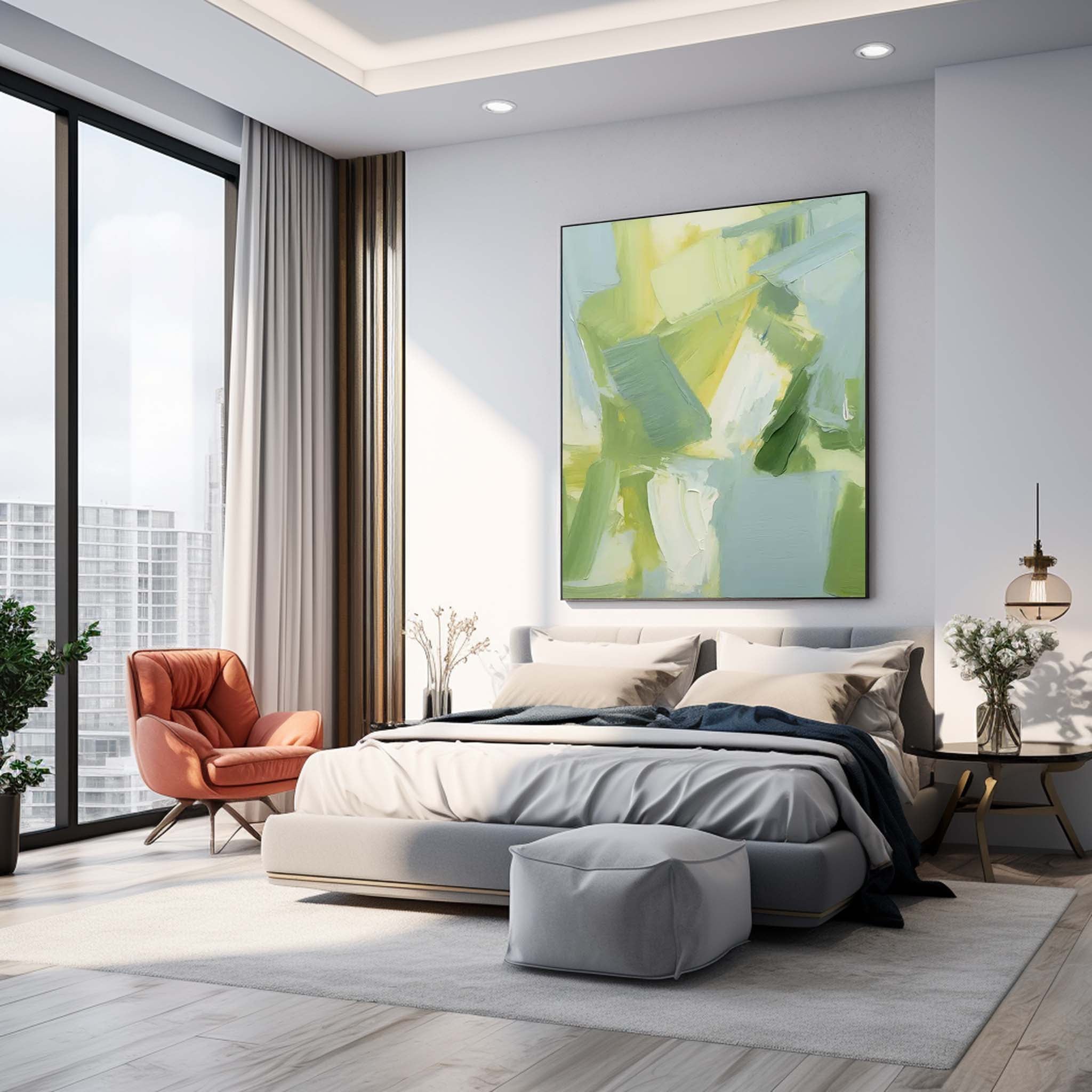 Wallart Abstract Canvas Art #AB301
