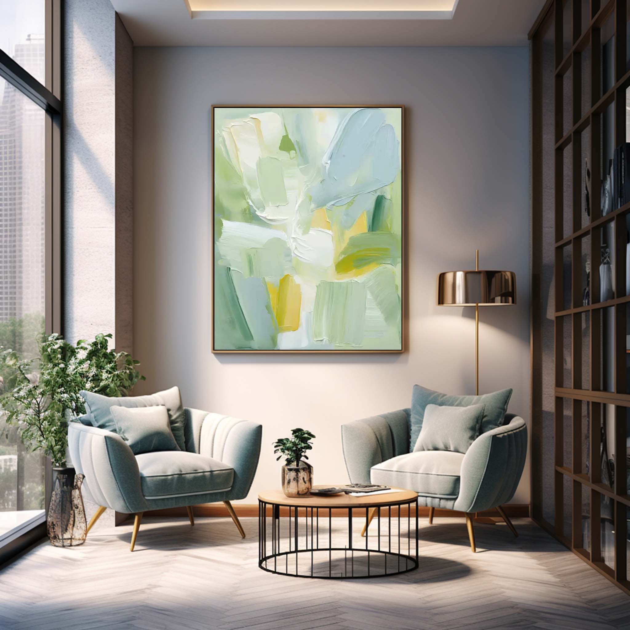 Wallart Abstract Canvas Art #AB304