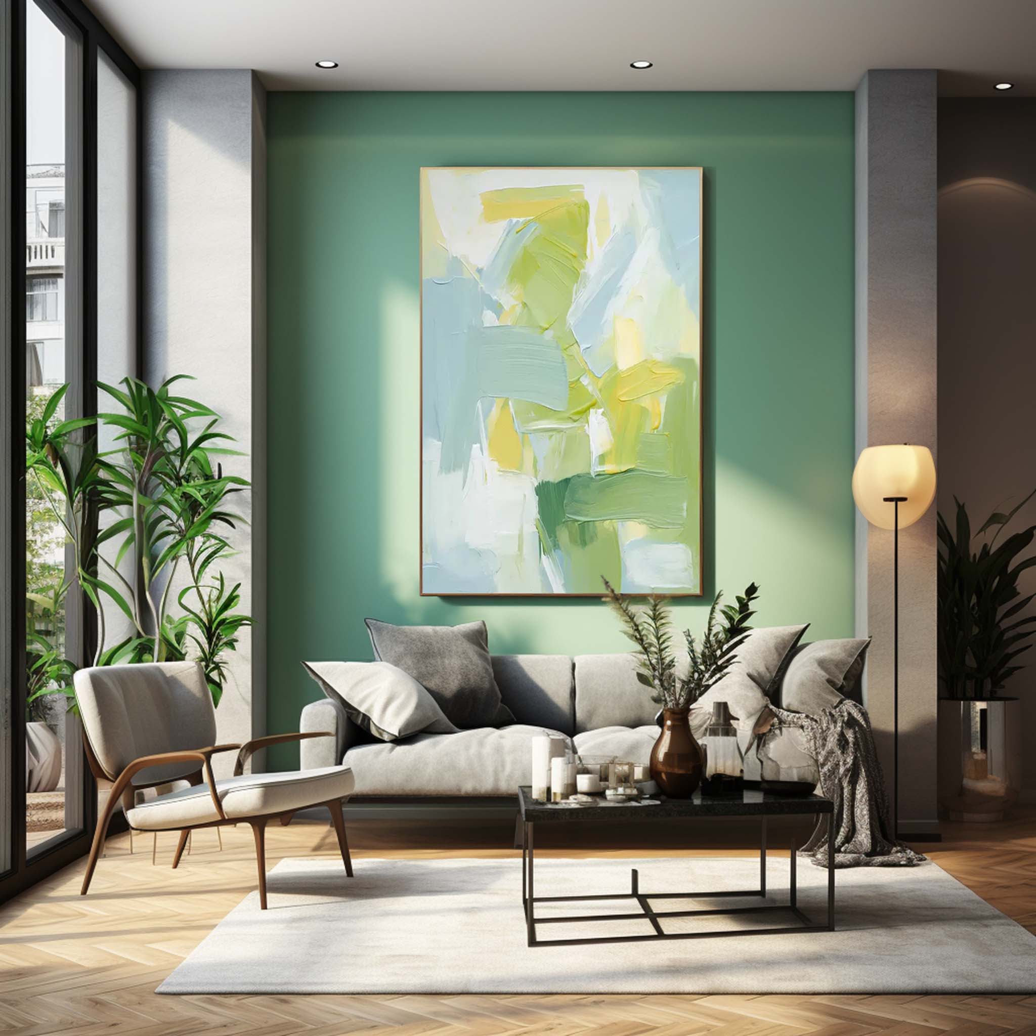 Wallart Abstract Canvas Art #AB302