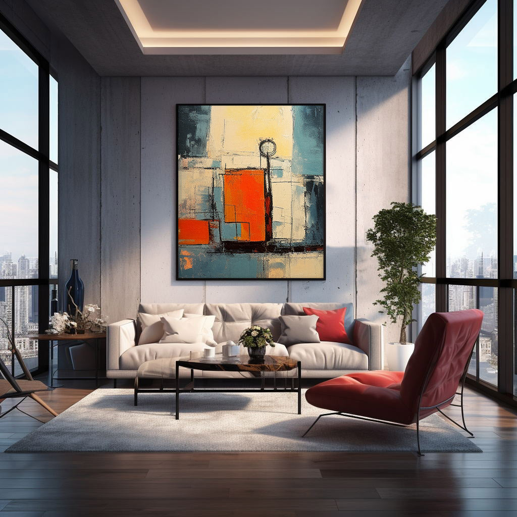 Wallart Abstract Canvas Art #AB316
