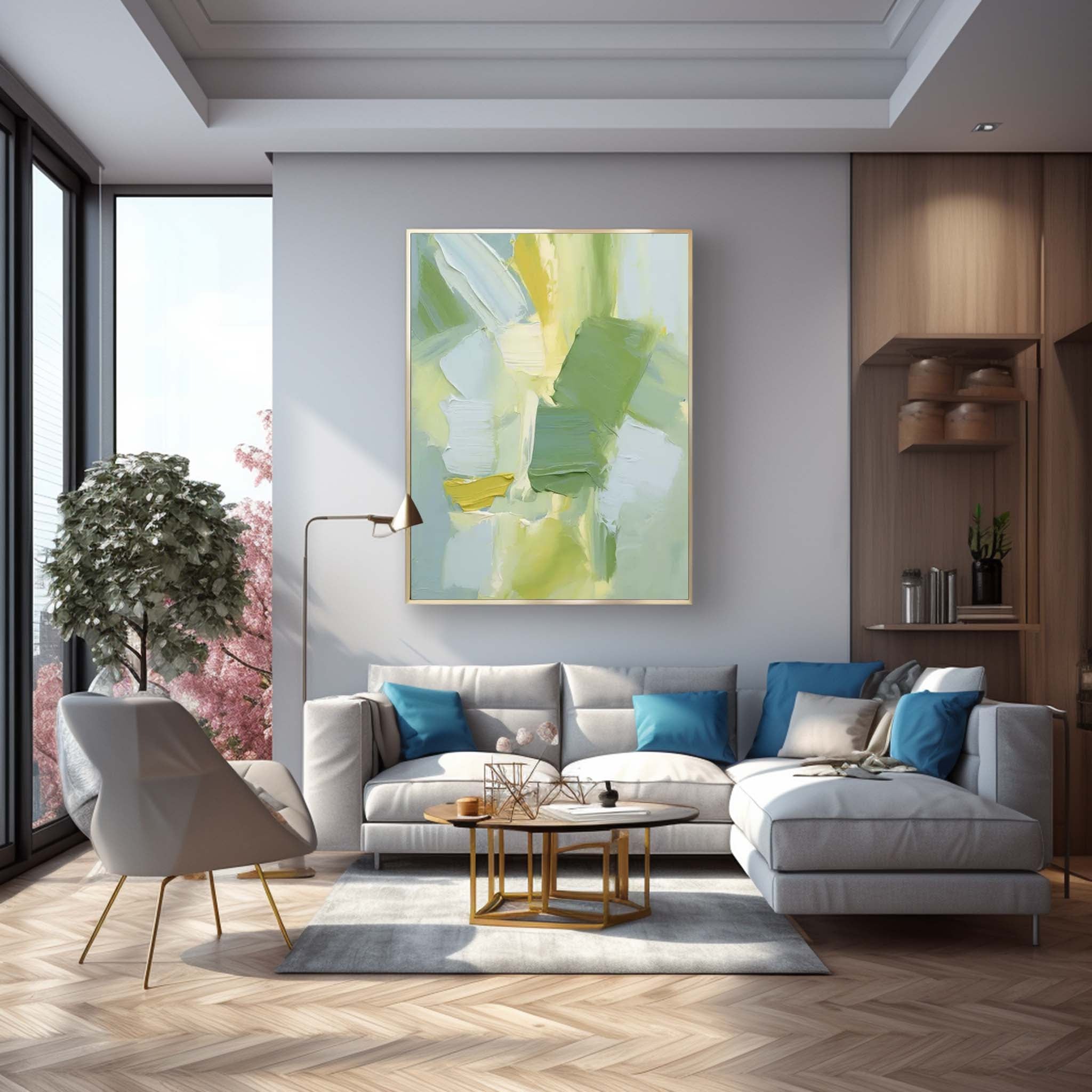 Wallart Abstract Canvas Art #AB305