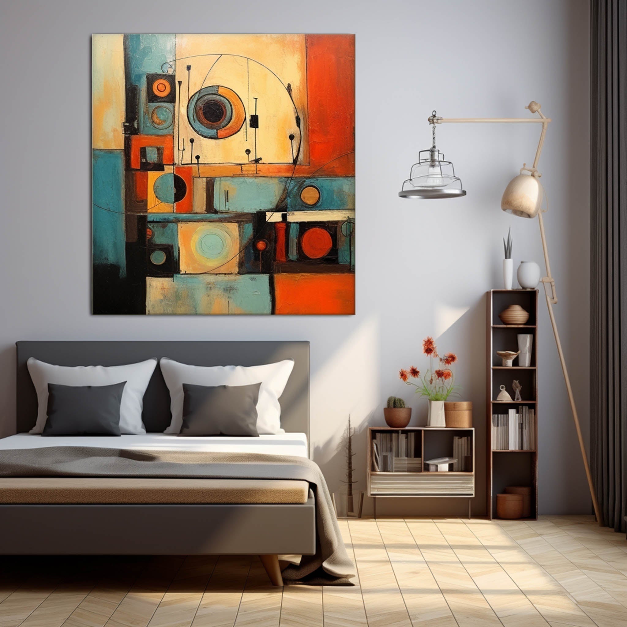 Wallart Abstract Canvas Art #AB321