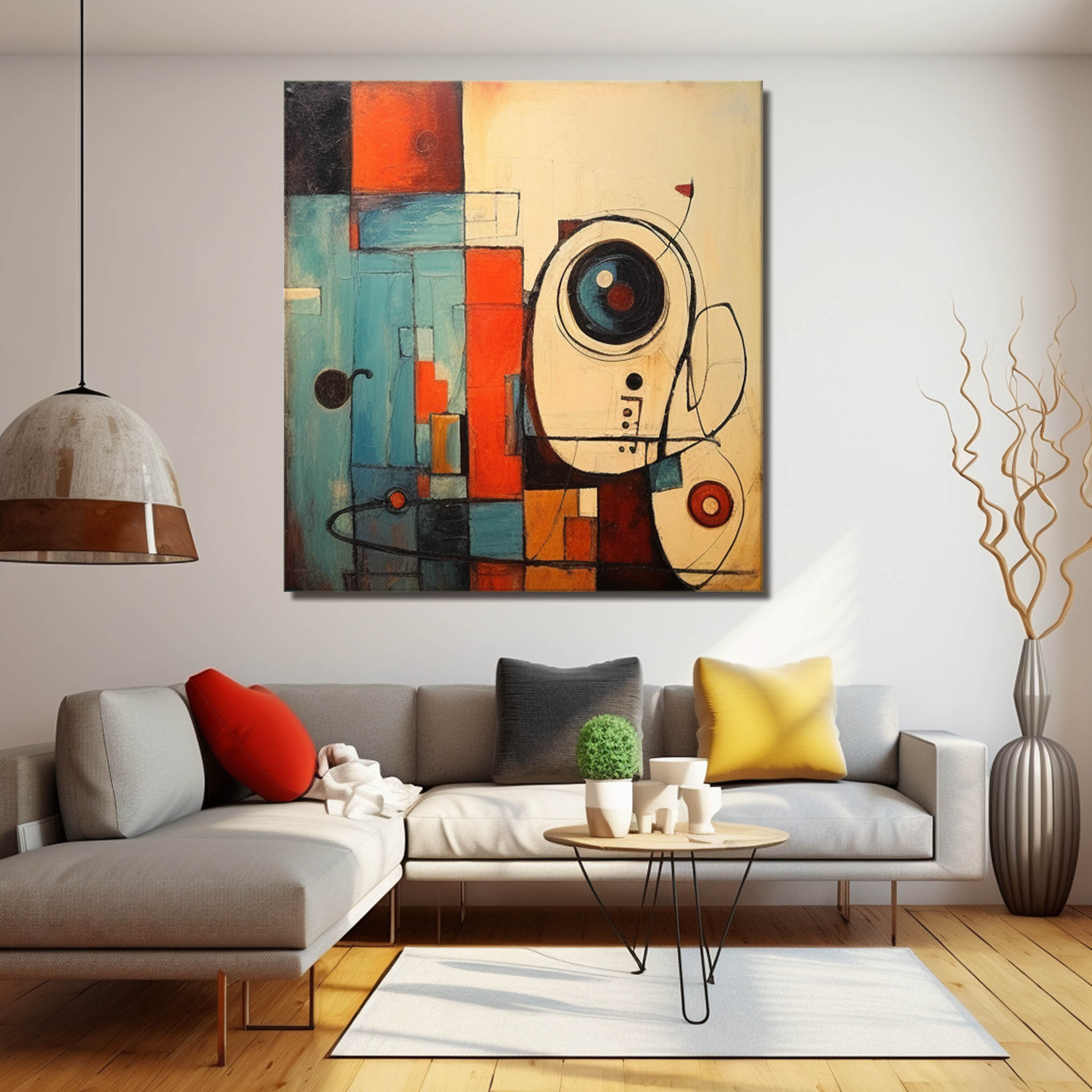 Wallart Abstract Canvas Art #AB320