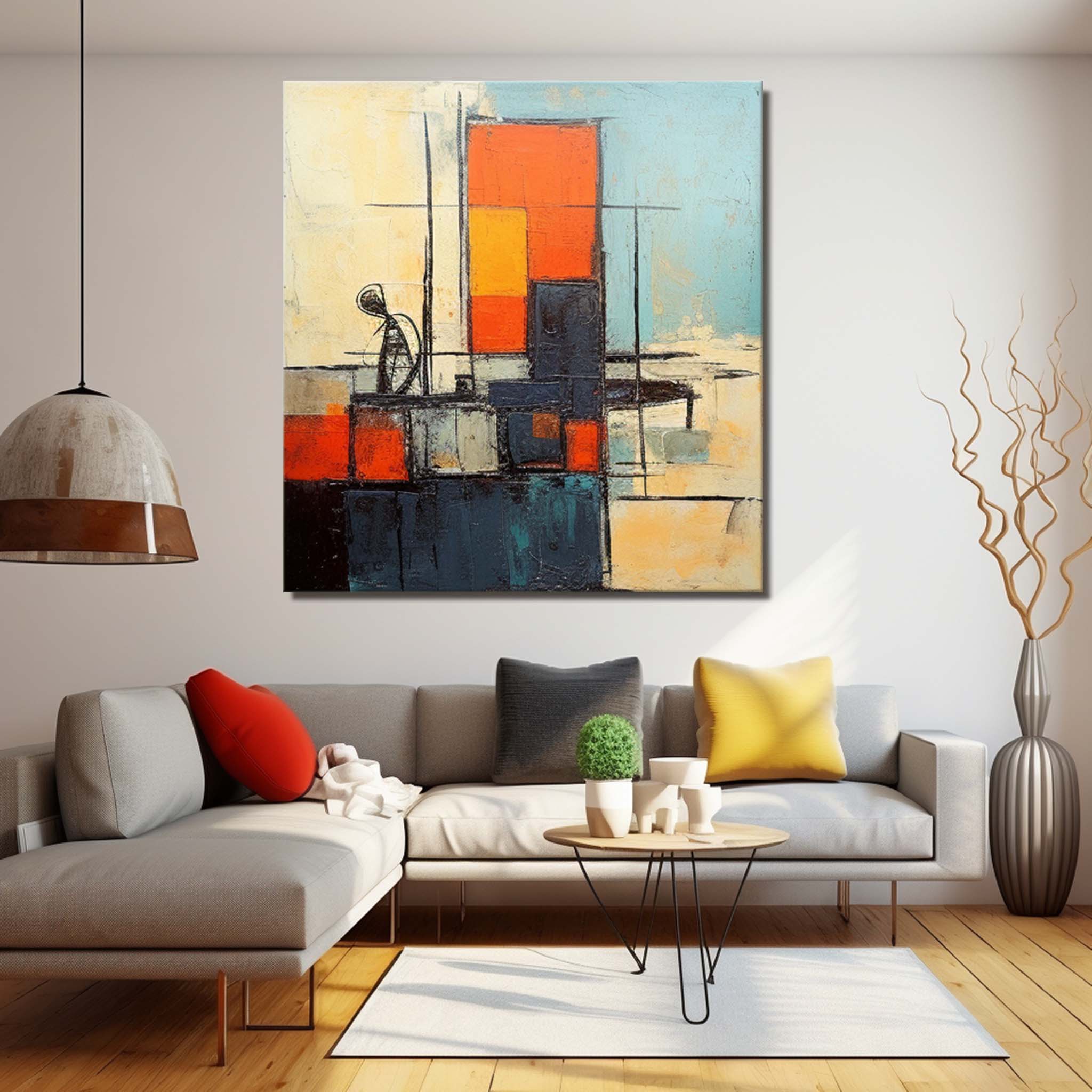 Wallart Abstract Canvas Art #AB319