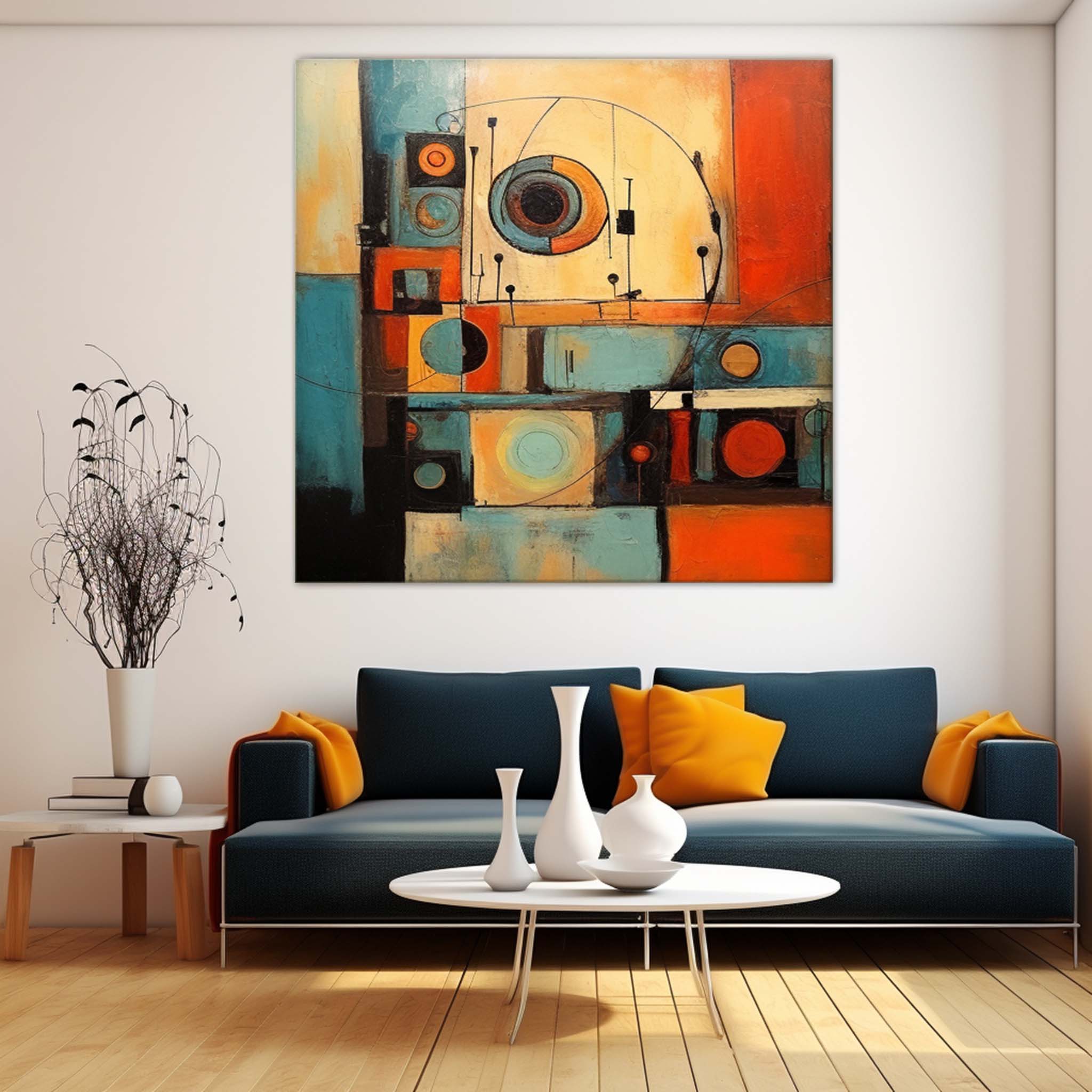 Wallart Abstract Canvas Art #AB321