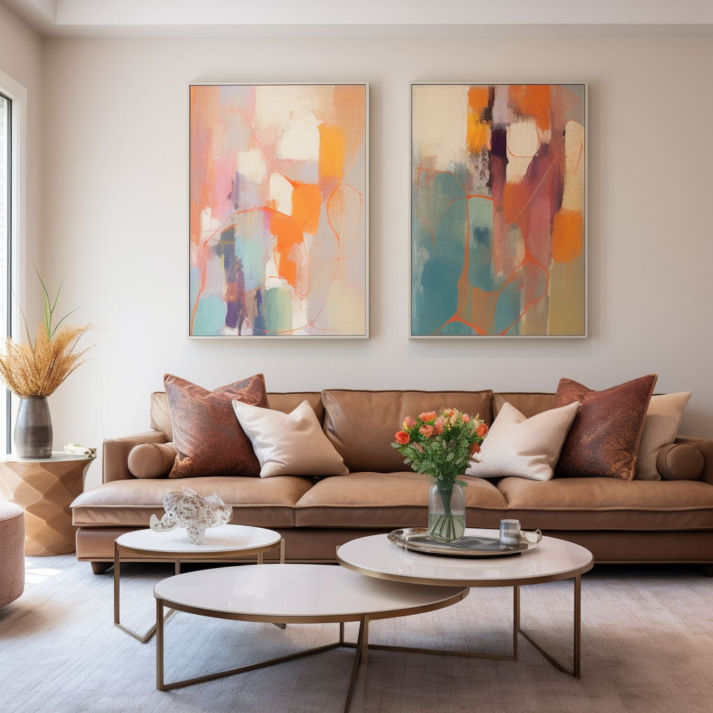 Wallart Abstract Canvas Art #AB327