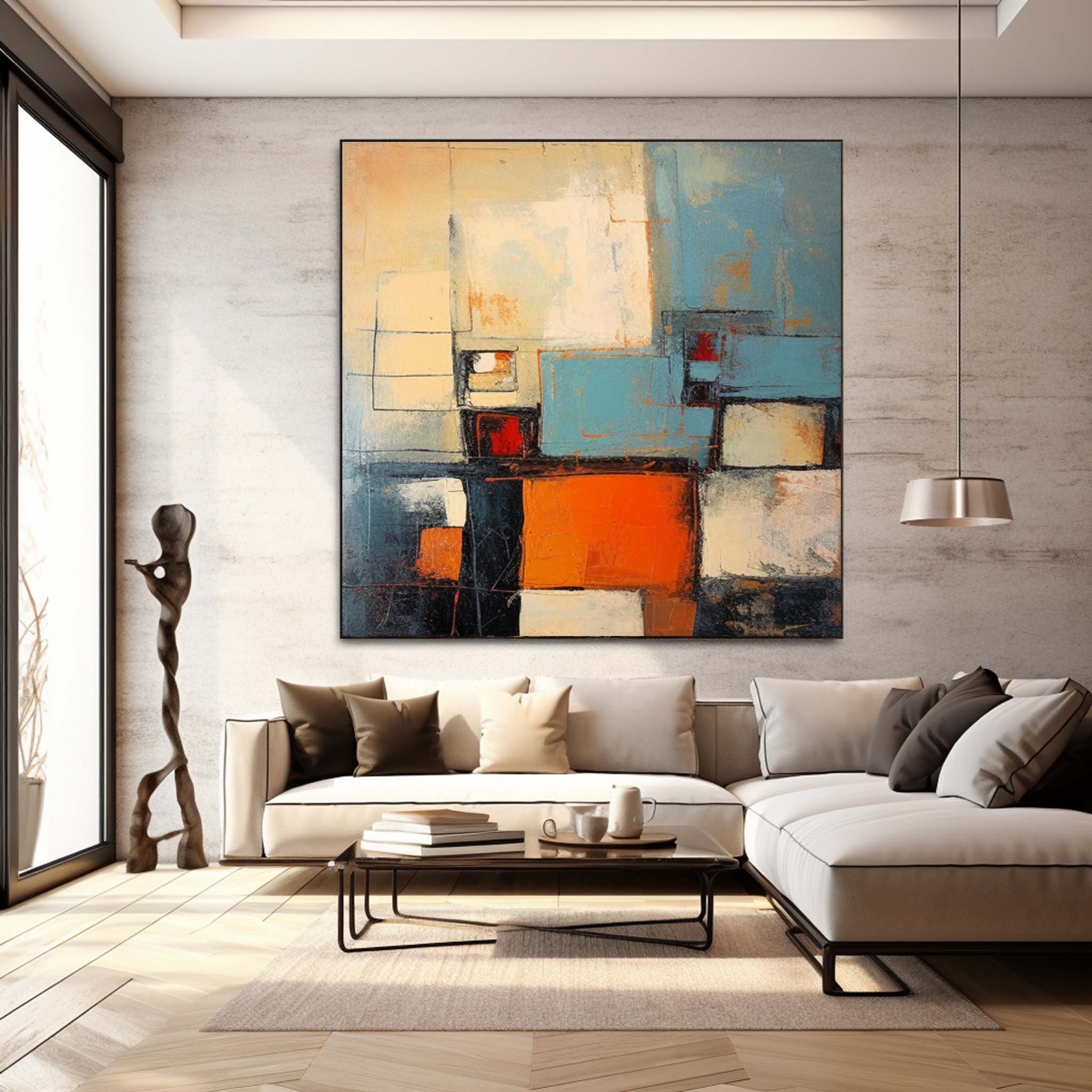 Wallart Abstract Canvas Art #AB318