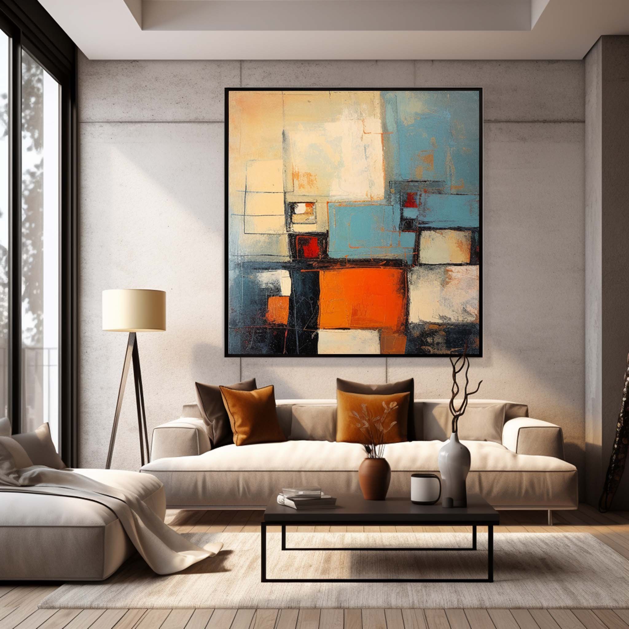 Wallart Abstract Canvas Art #AB318