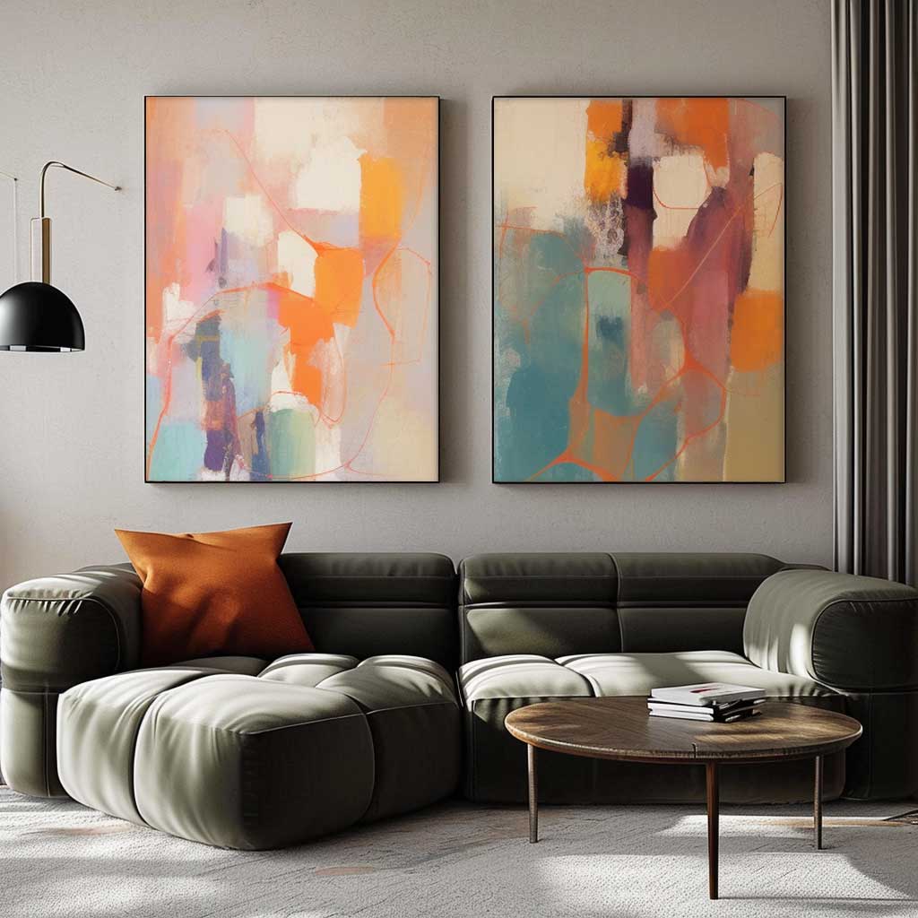 Wallart Abstract Canvas Art #AB327