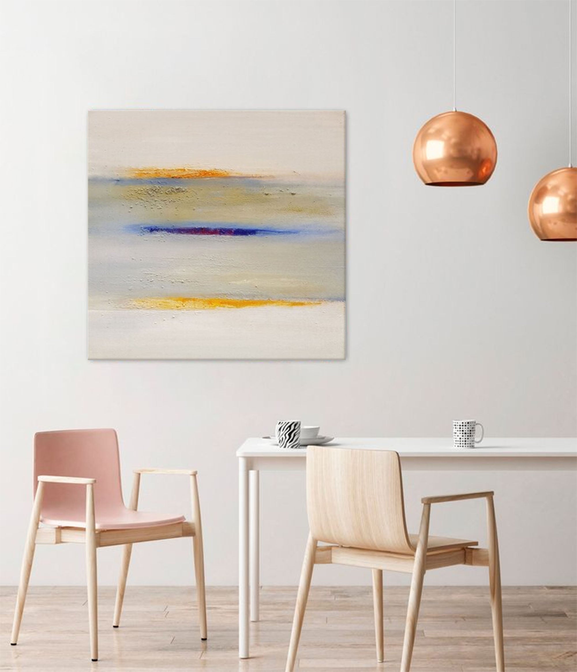 Wallart Tranquil Horizons: Abstract Serenity