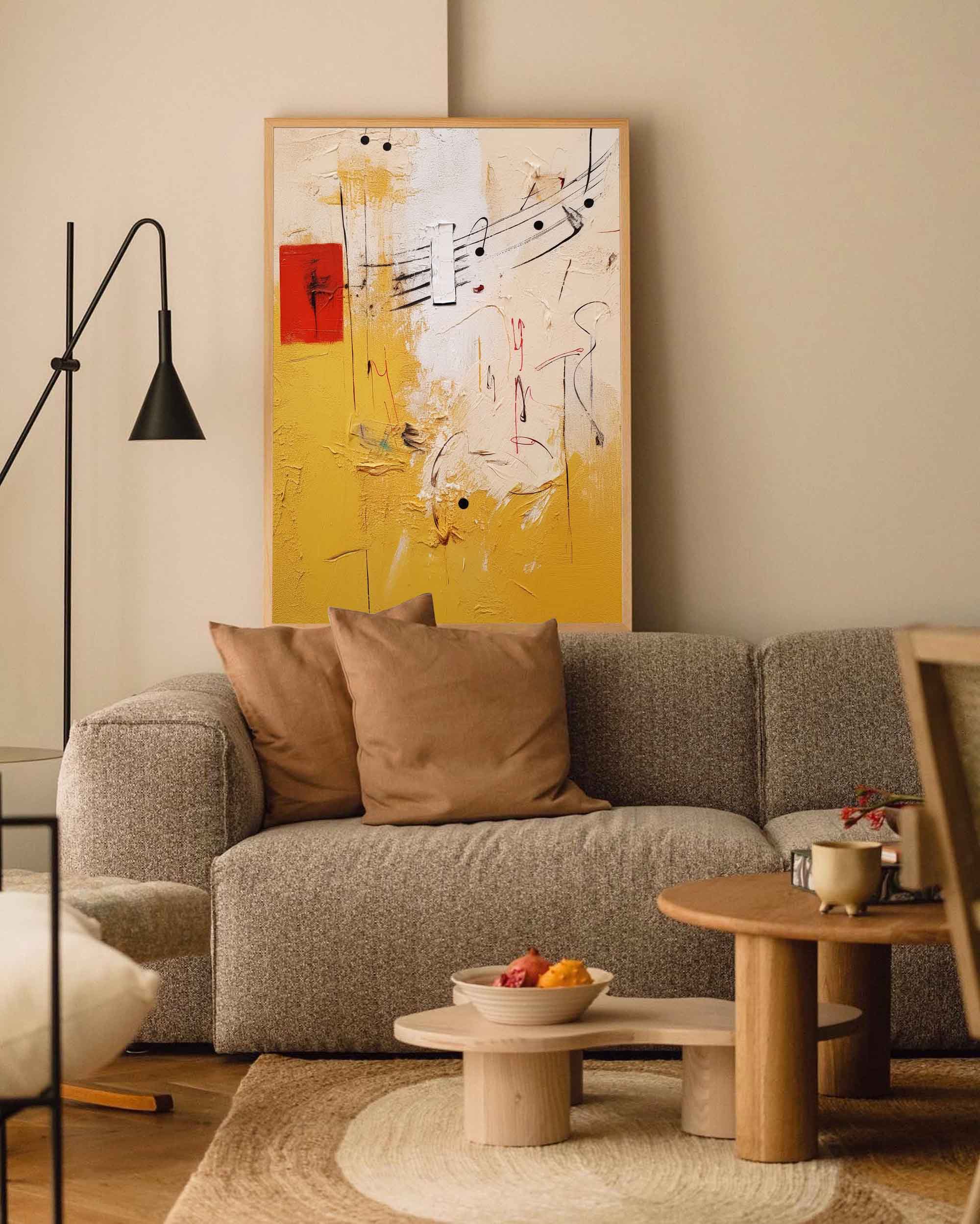 Wallart Abstract Melody Textured Canvas