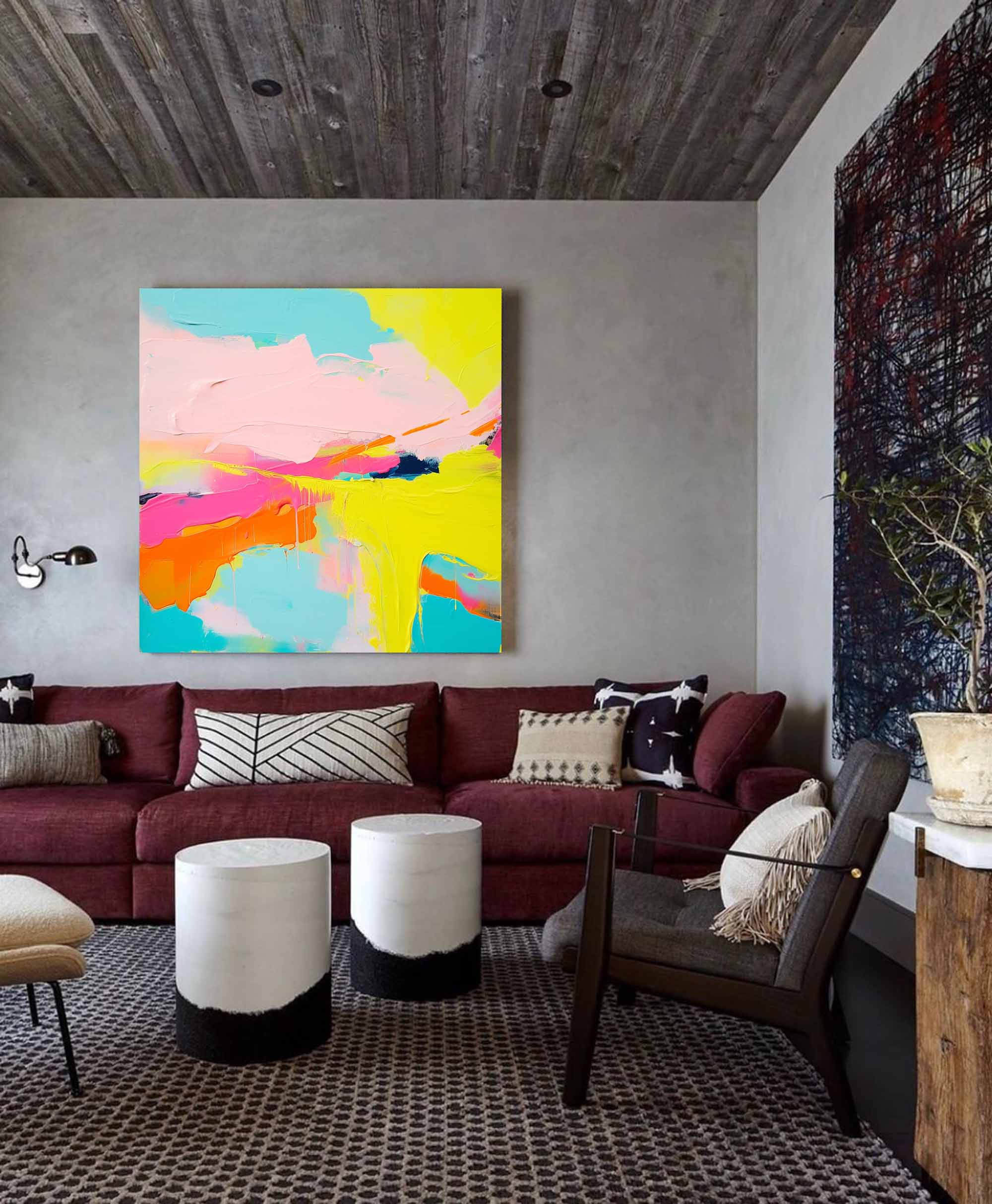 Wallart Vivid Dreams Abstract Canvas