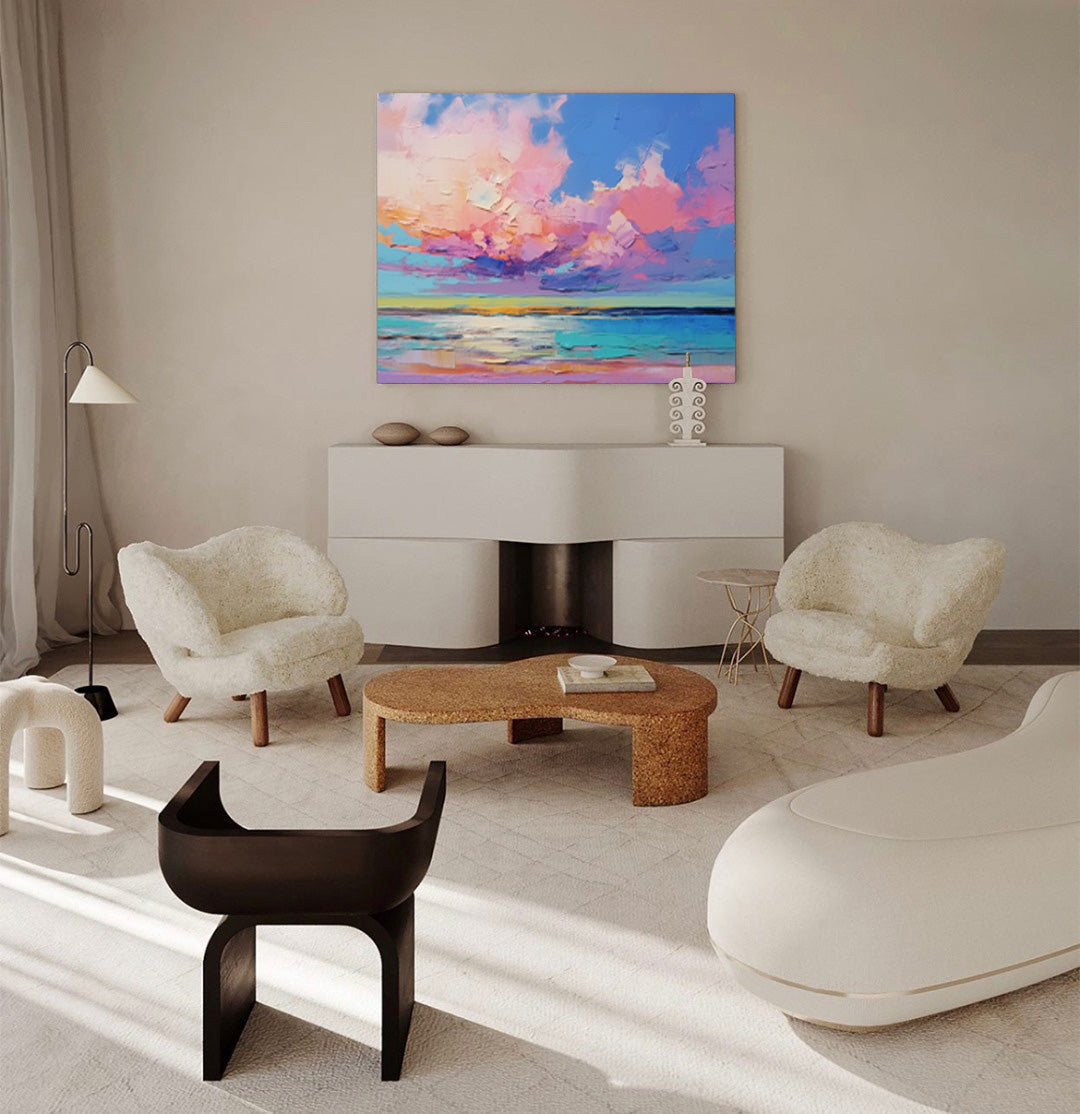 Wallart Serene Sunset Over Calm Waters