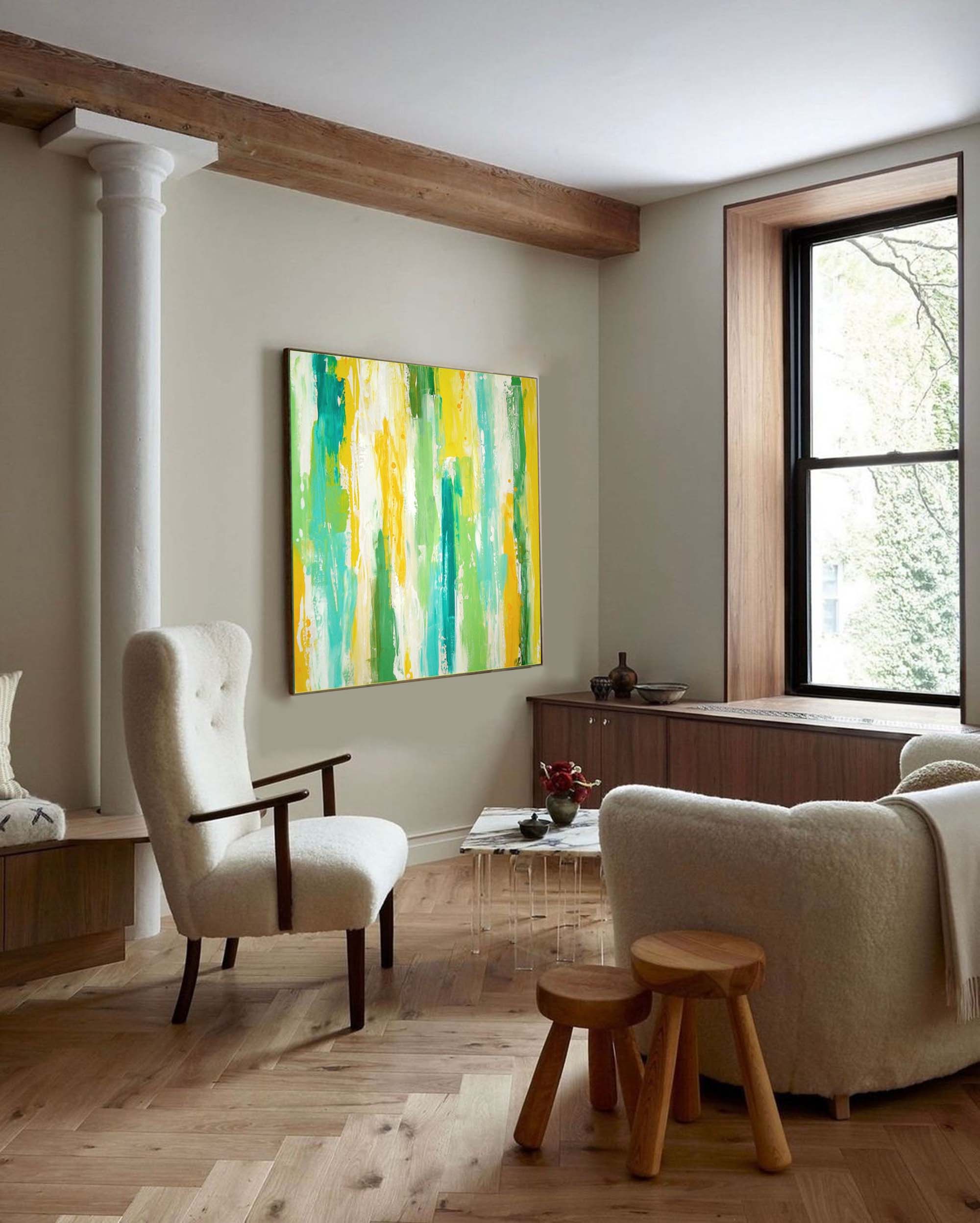 Wallart Vibrant Brushstrokes of Serenity