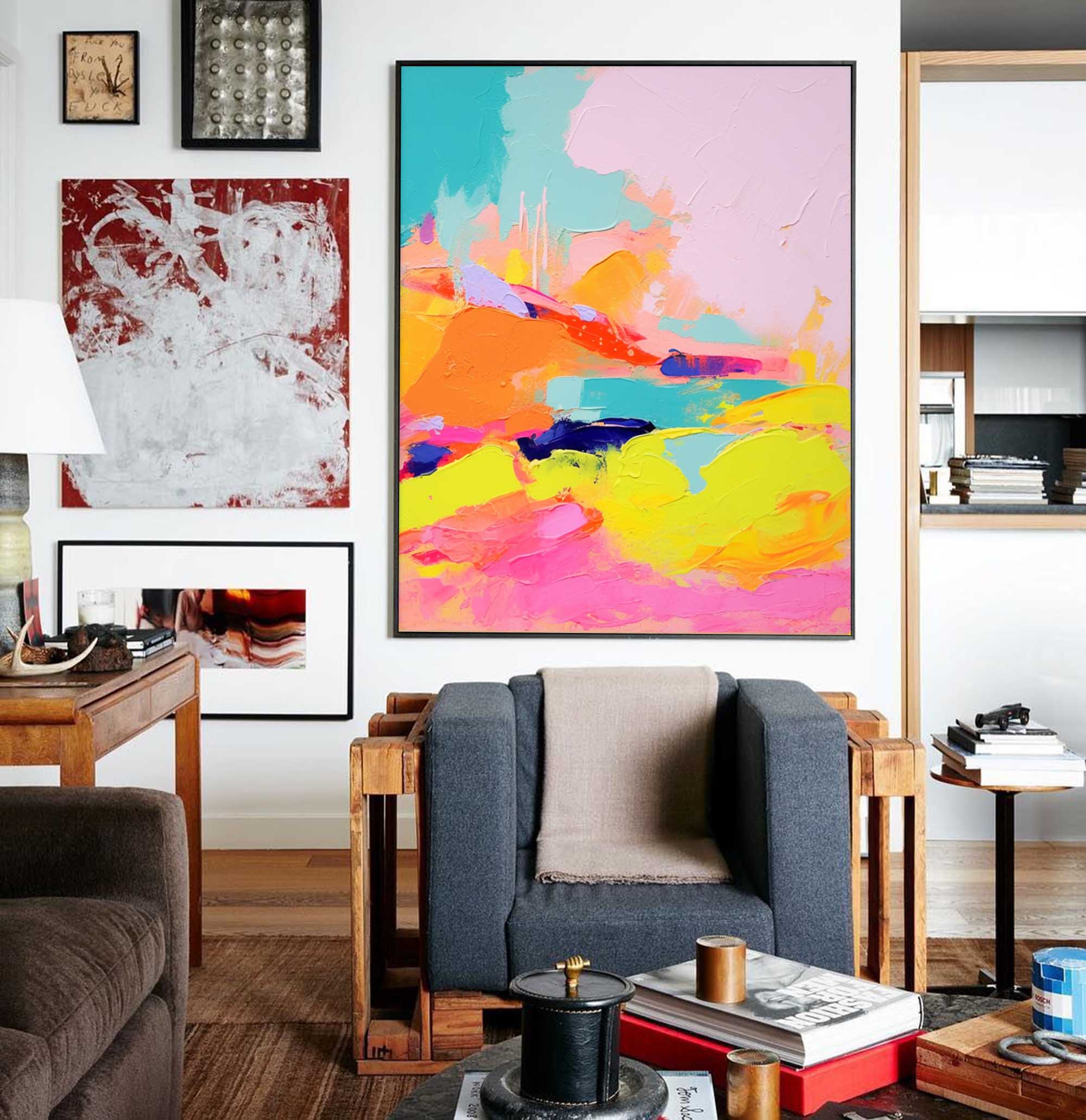 Wallart Radiant Abstract Color Fields
