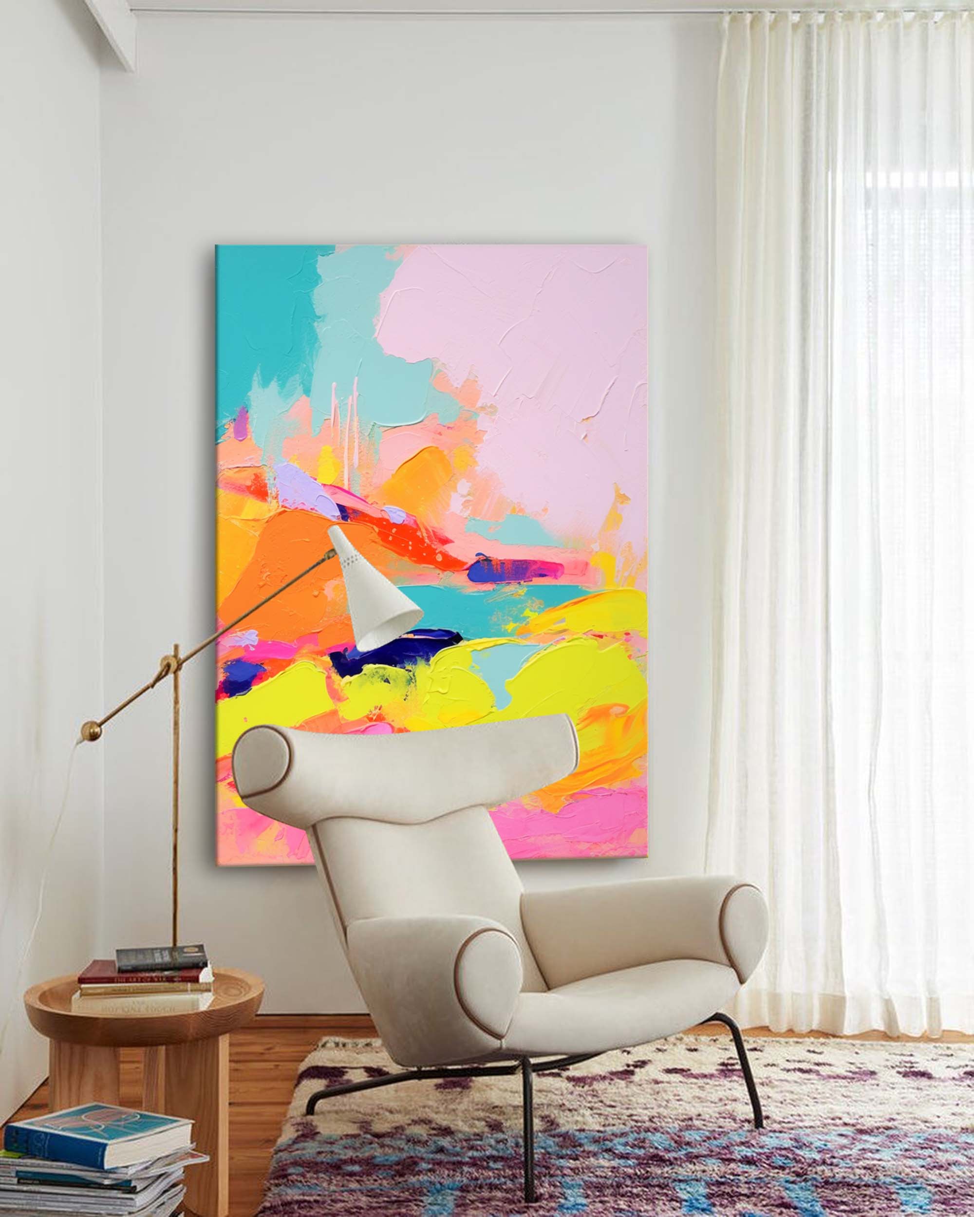 Wallart Radiant Abstract Color Fields