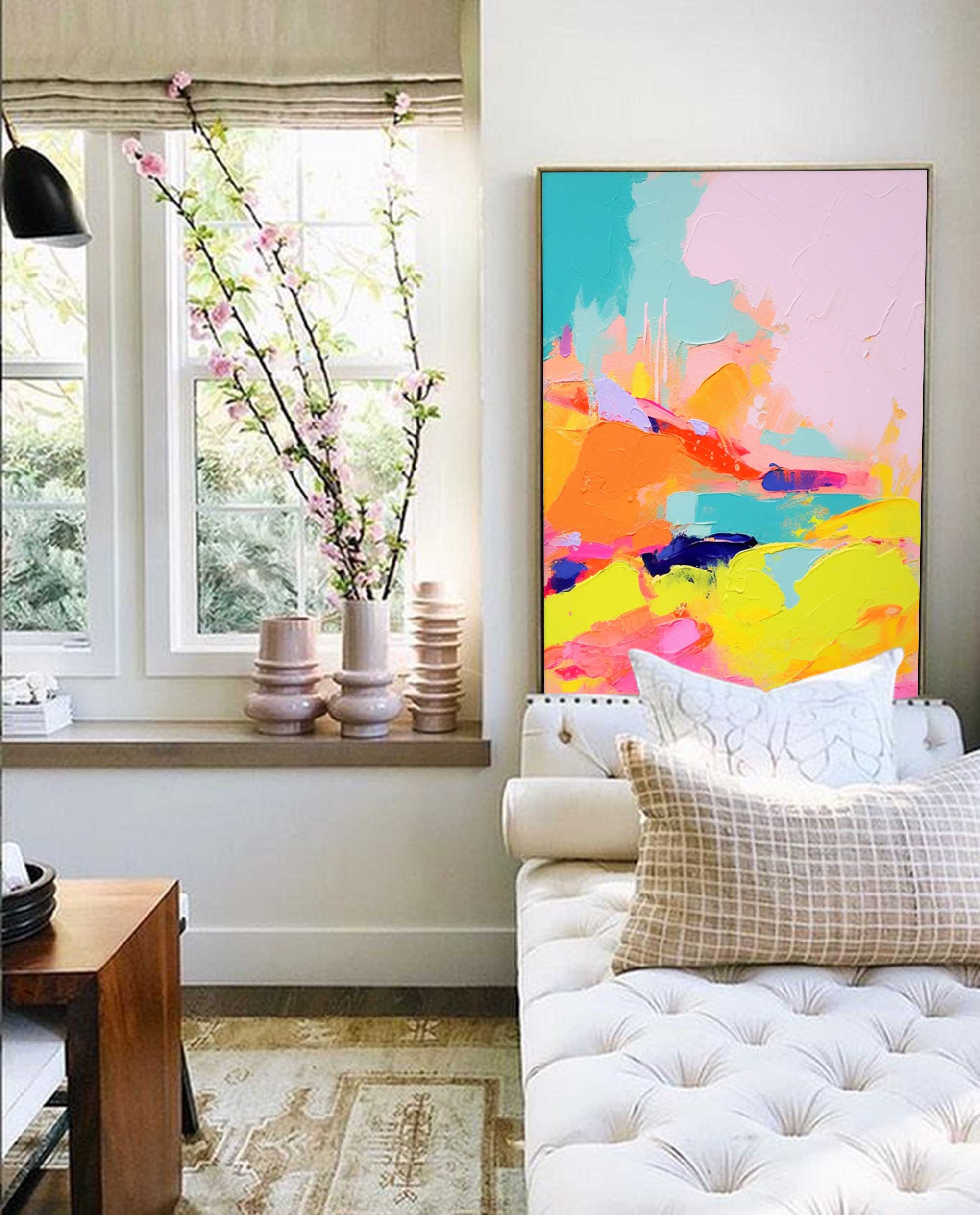 Wallart Radiant Abstract Color Fields