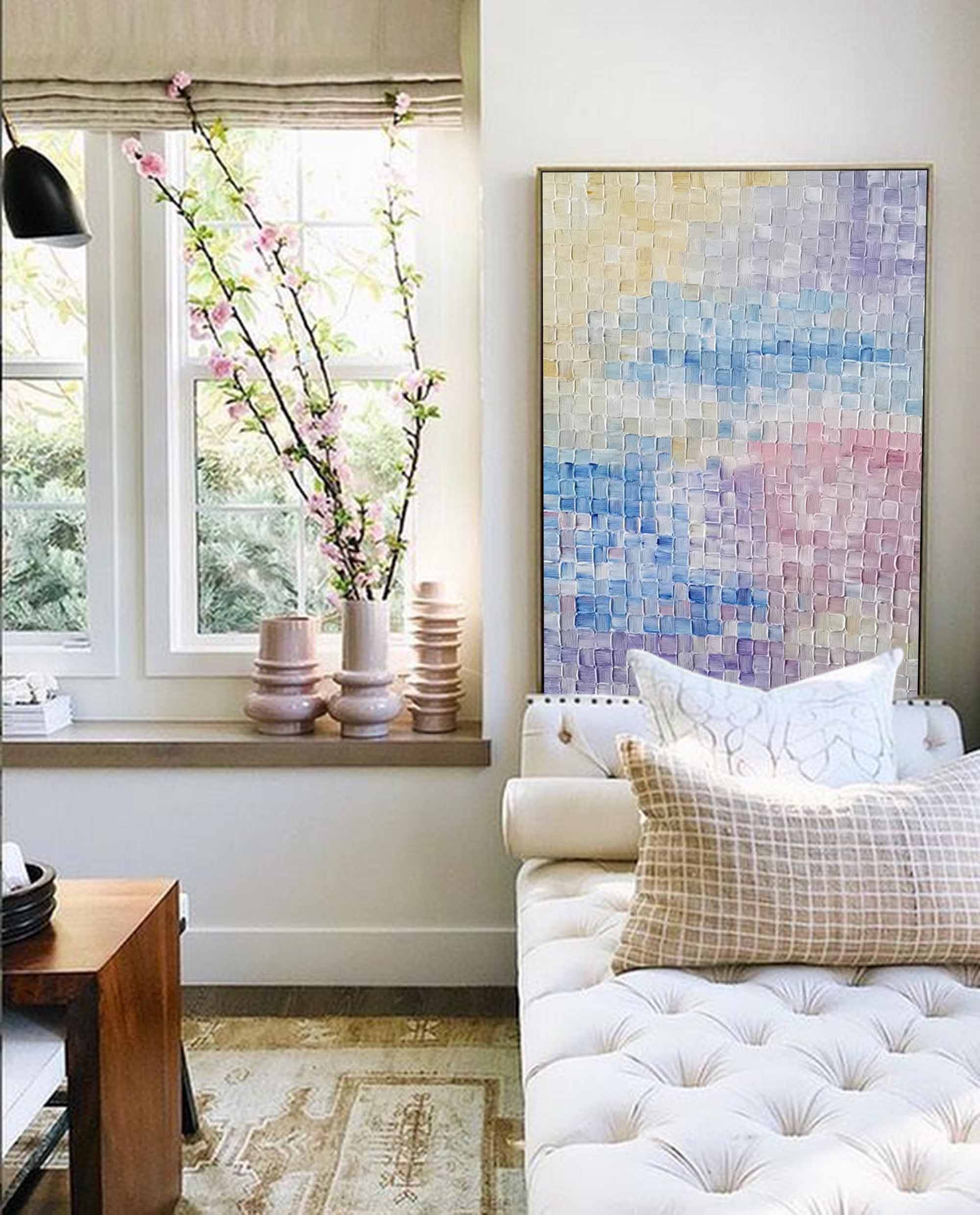 Wallart Textured Pastel Dream Abstract Art