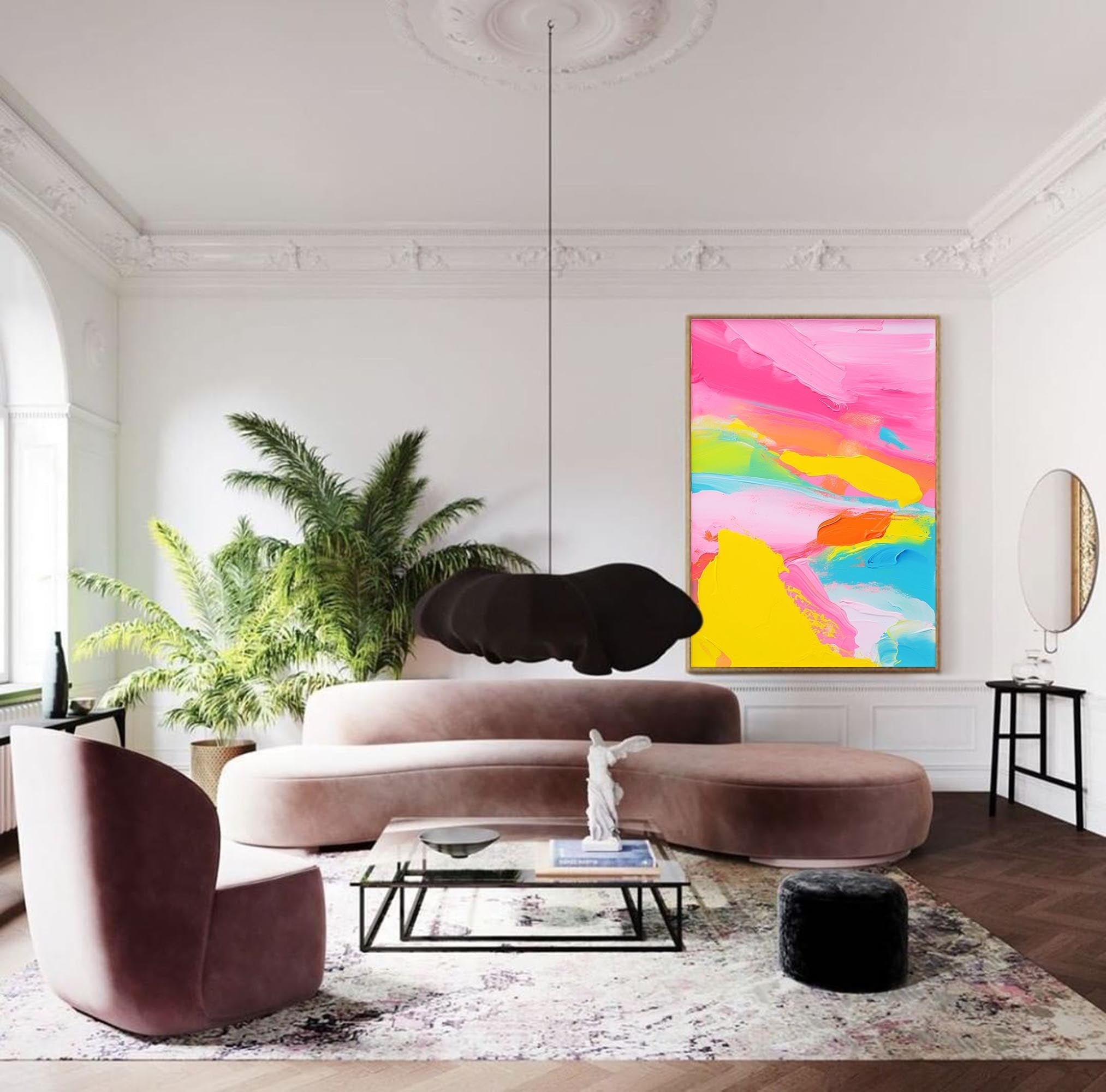 Wallart Joyful Horizon Abstract Canvas
