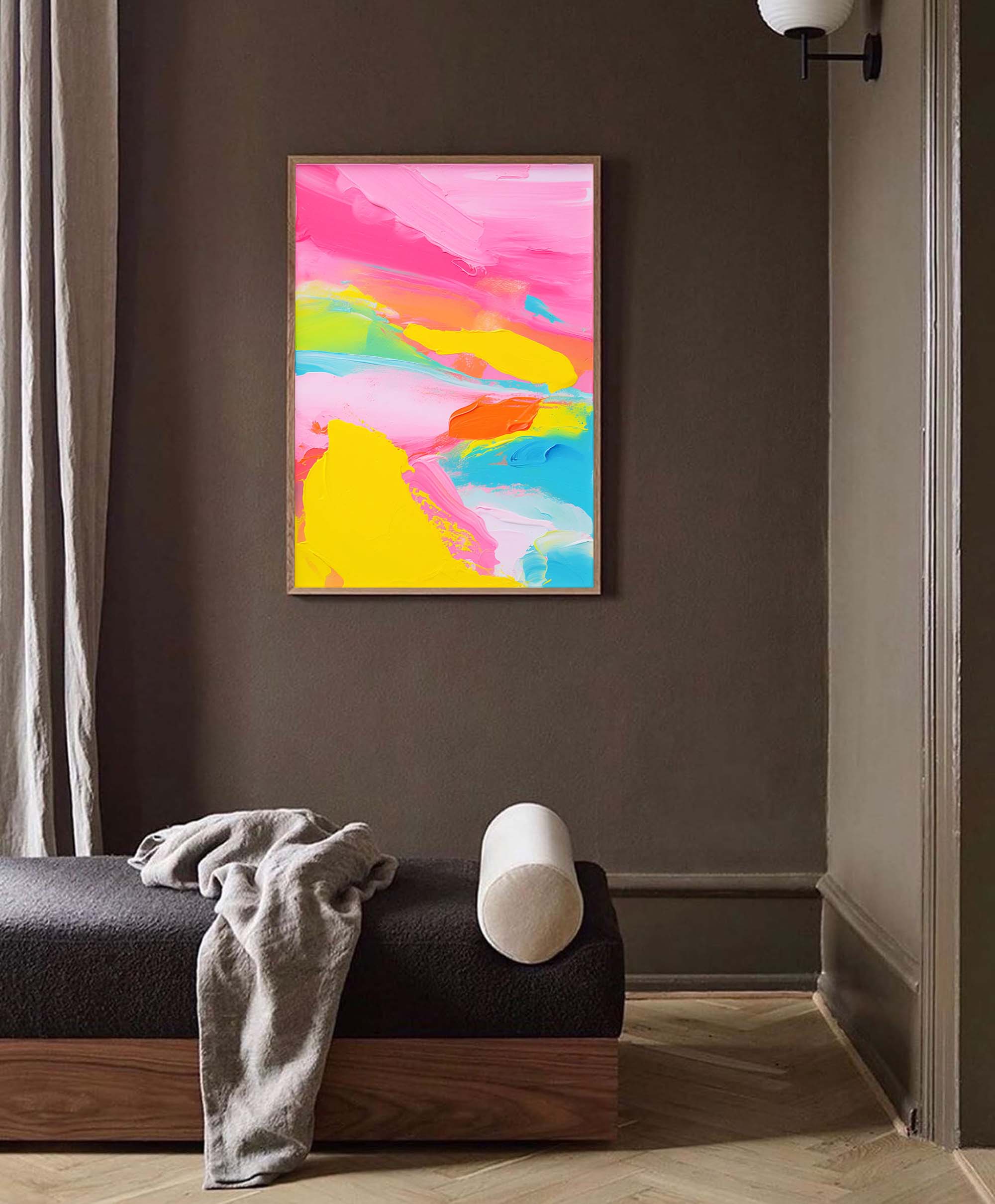 Wallart Joyful Horizon Abstract Canvas