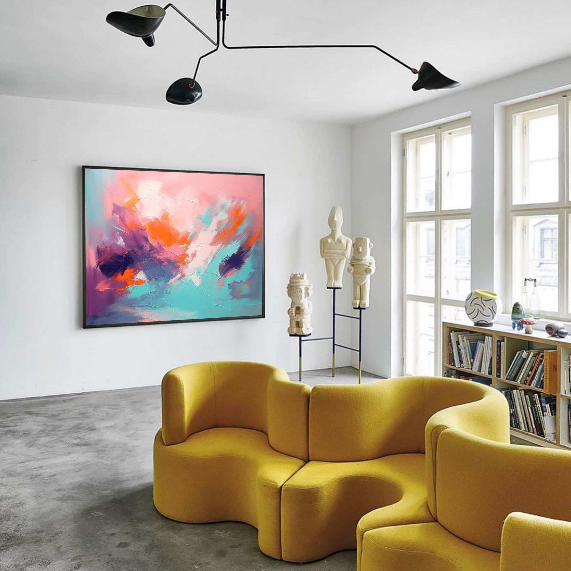 Wallart Serene Dusk Abstract Expression