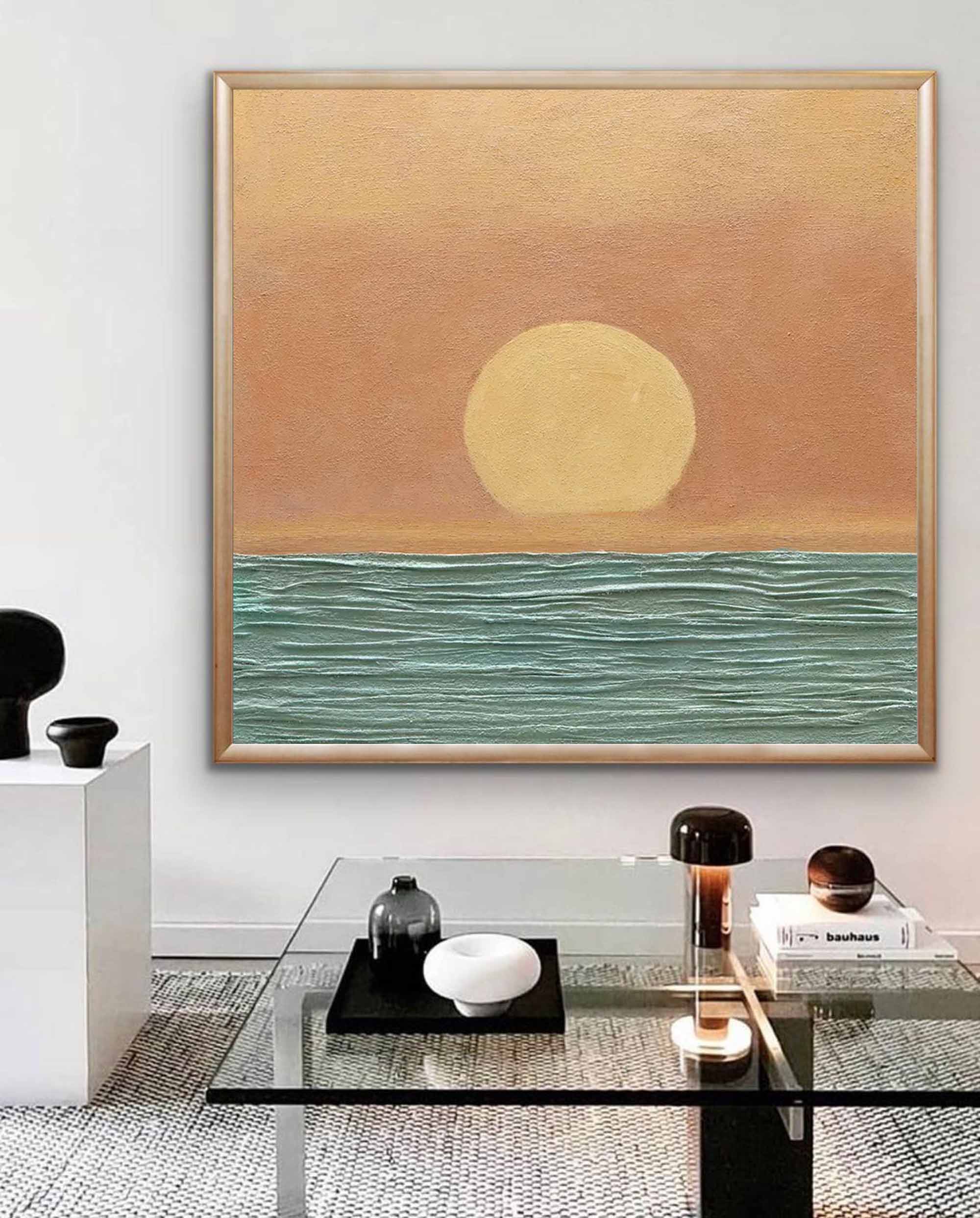 Wallart Serene Sunset Over Calm Waters