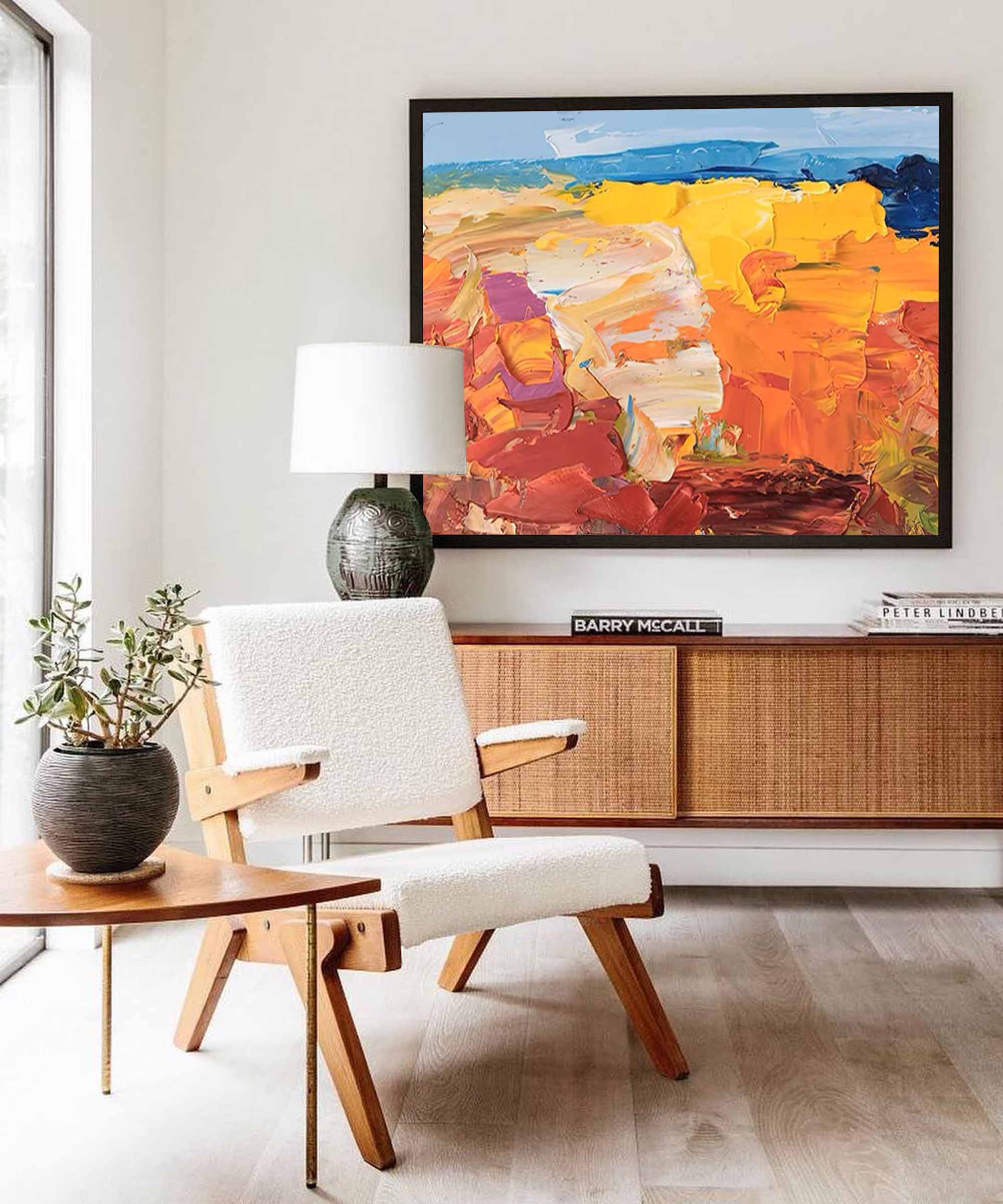 Wallart Bold Landscape Abstract Oil Art