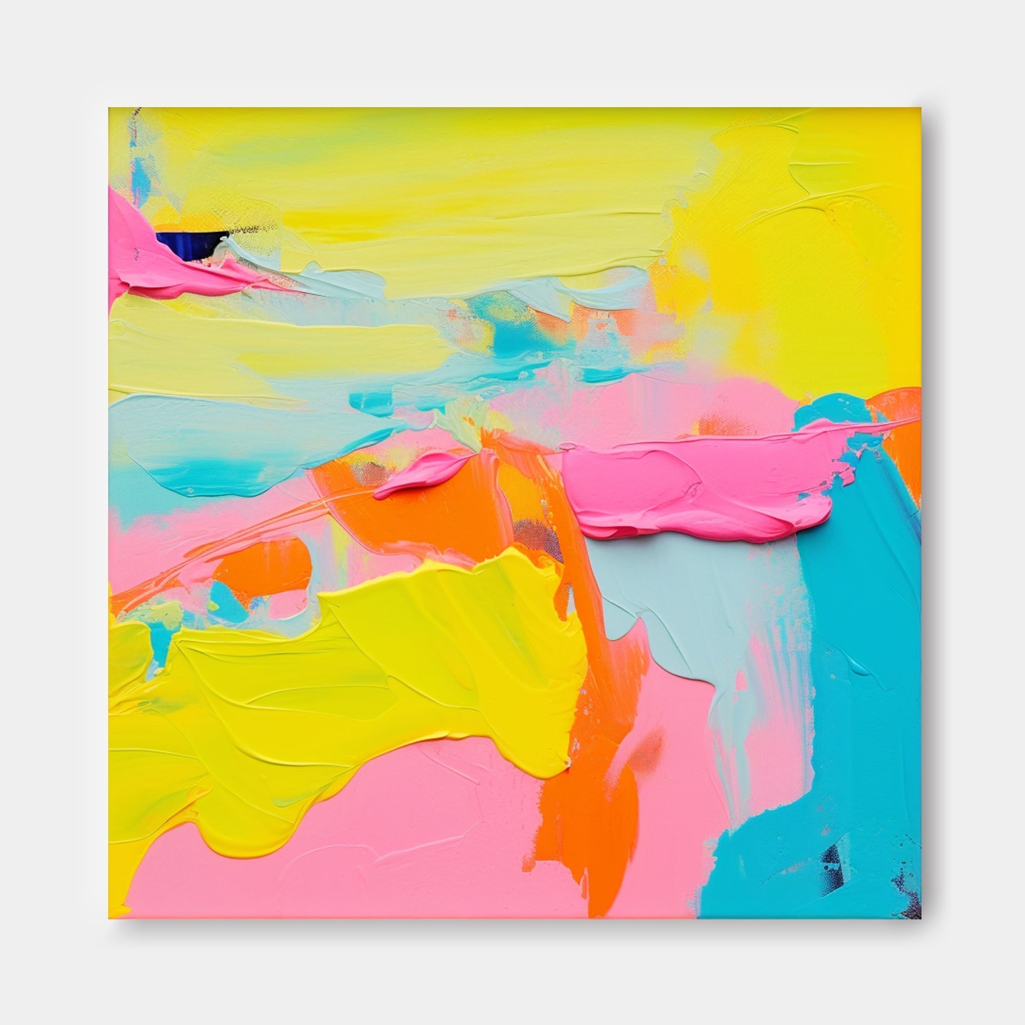 Wallart Radiant Waves Abstract Canvas