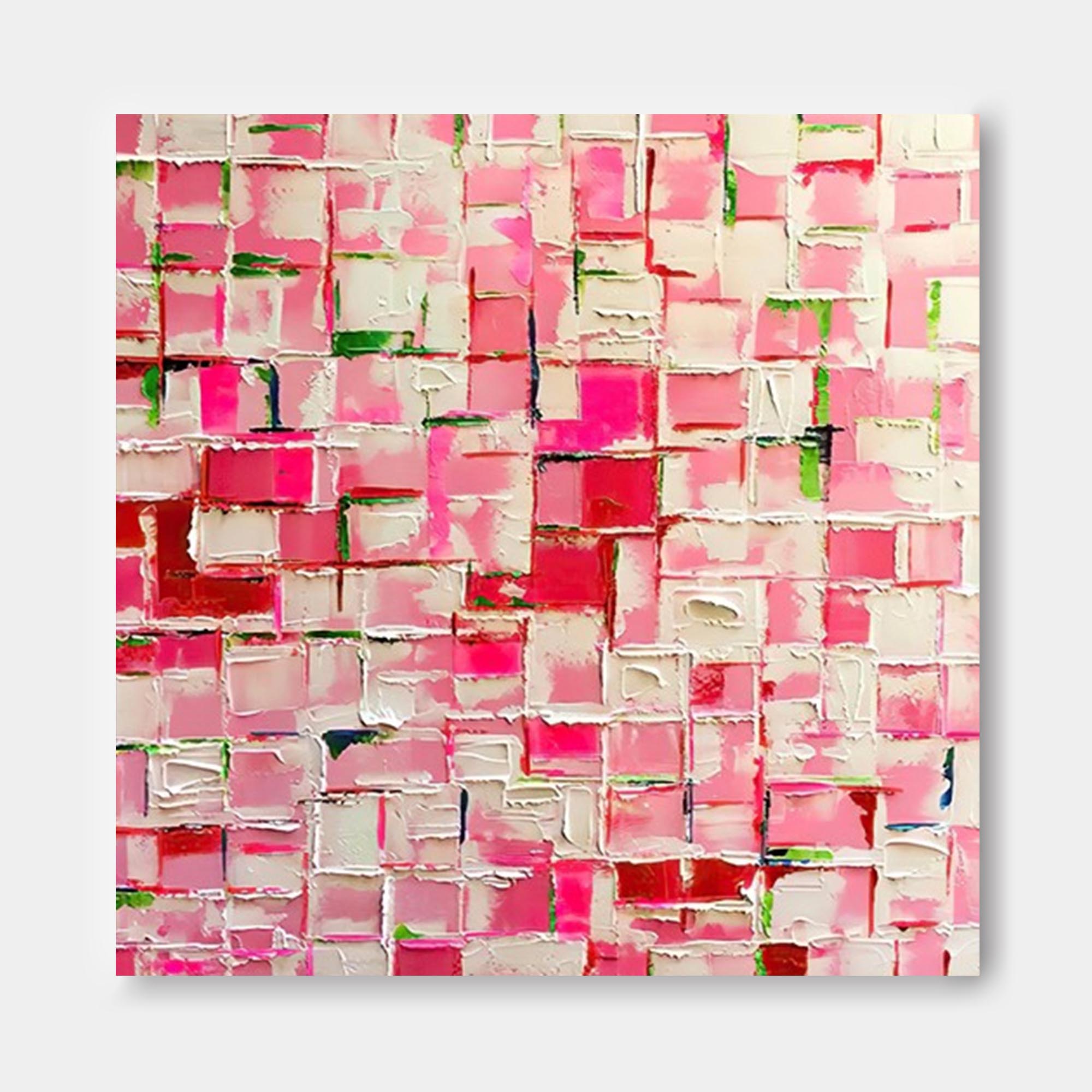 Wallart Spring Mosaic in Pink