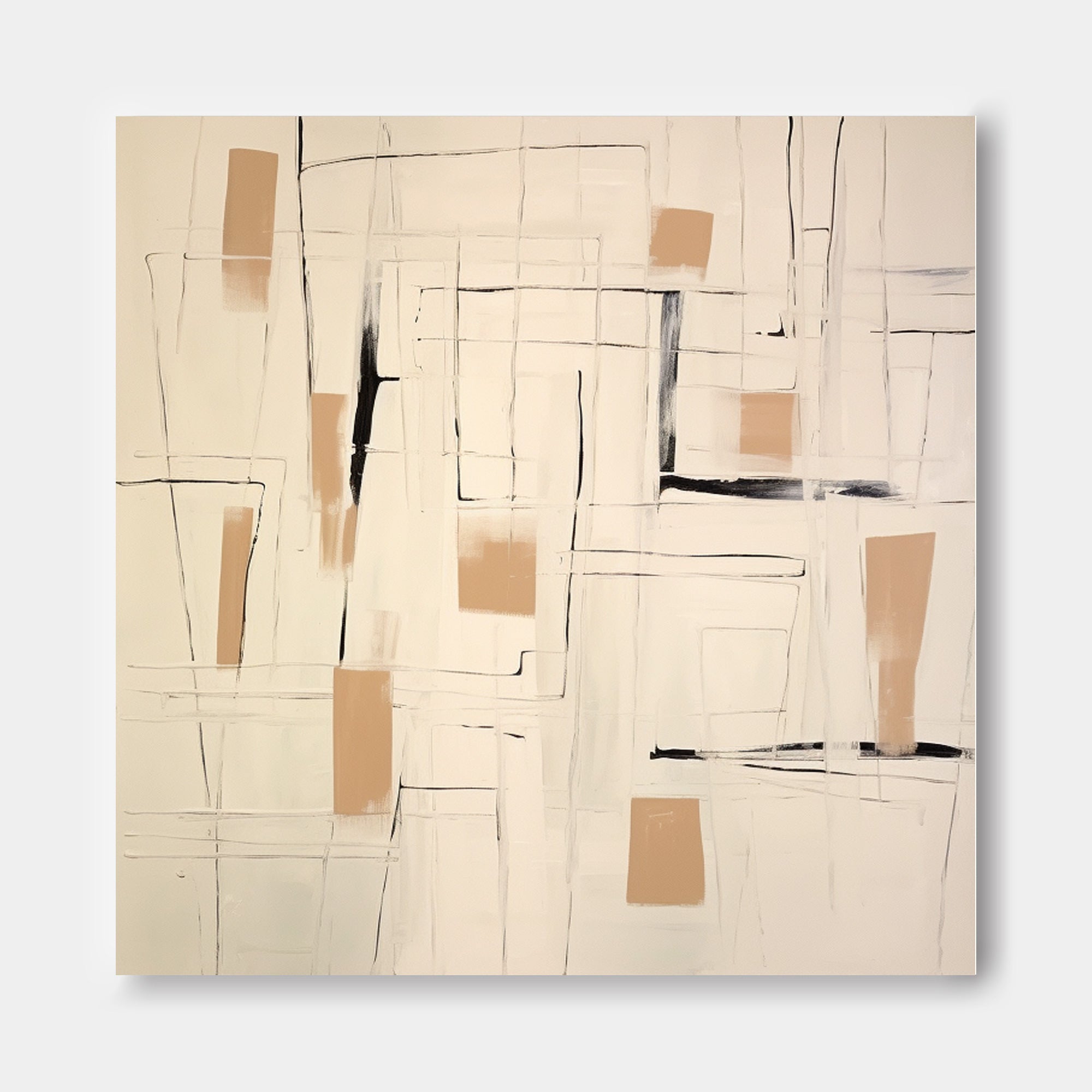 Wallart Abstract Canvas Art #AB323