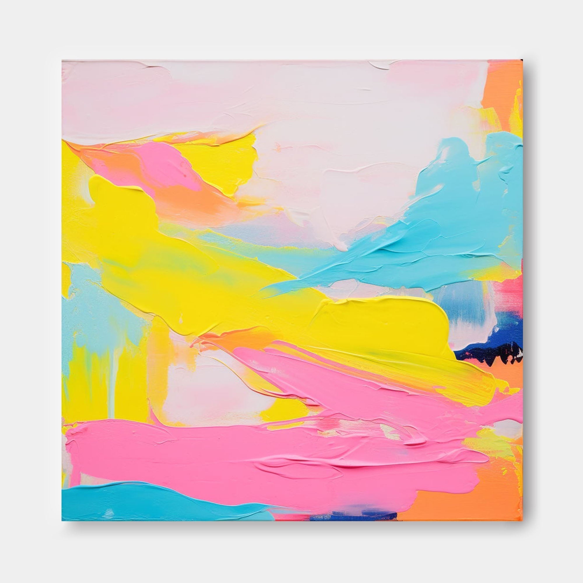 Wallart Sunset Glow Abstract Canvas