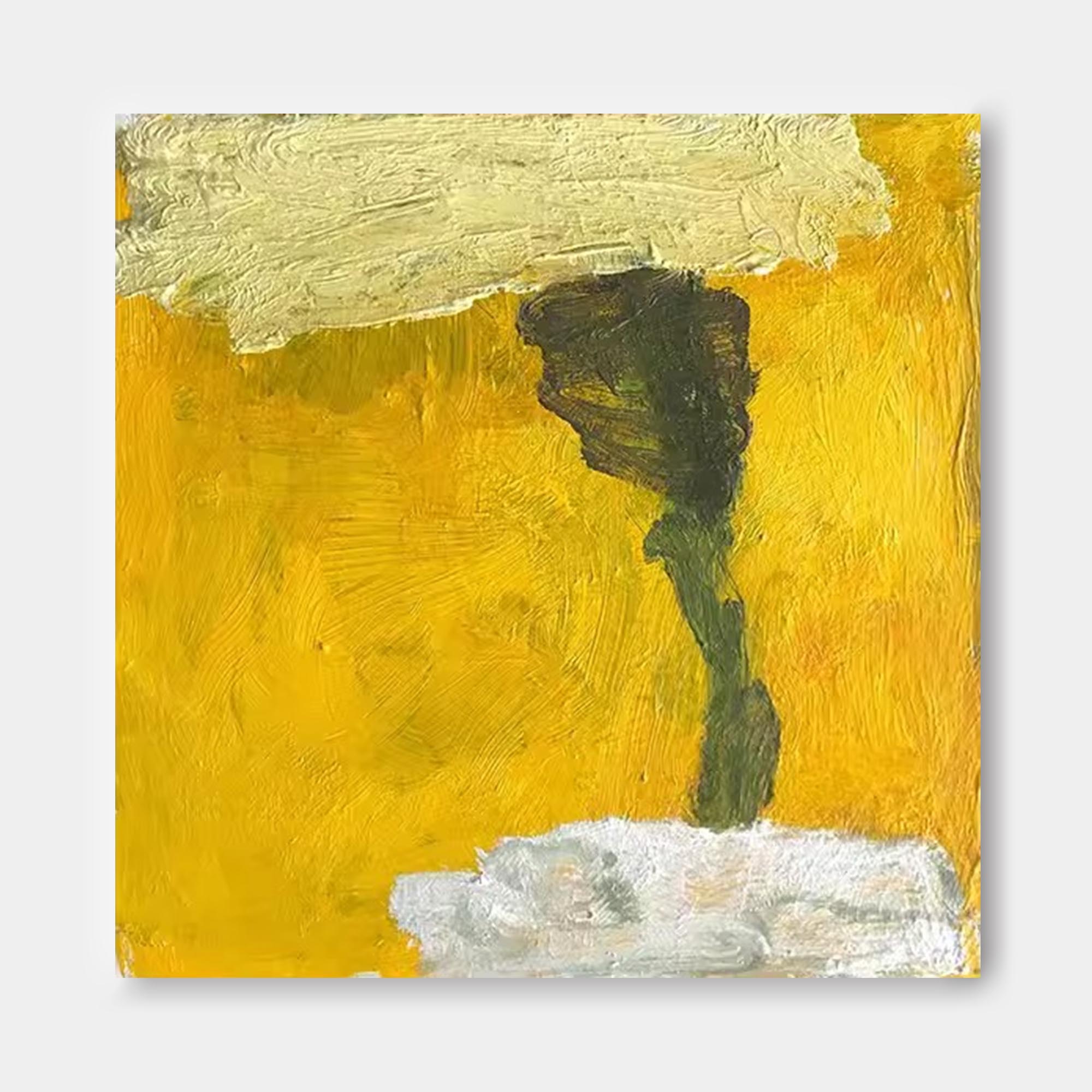 Wallart Golden Dreamscape Oil Painting