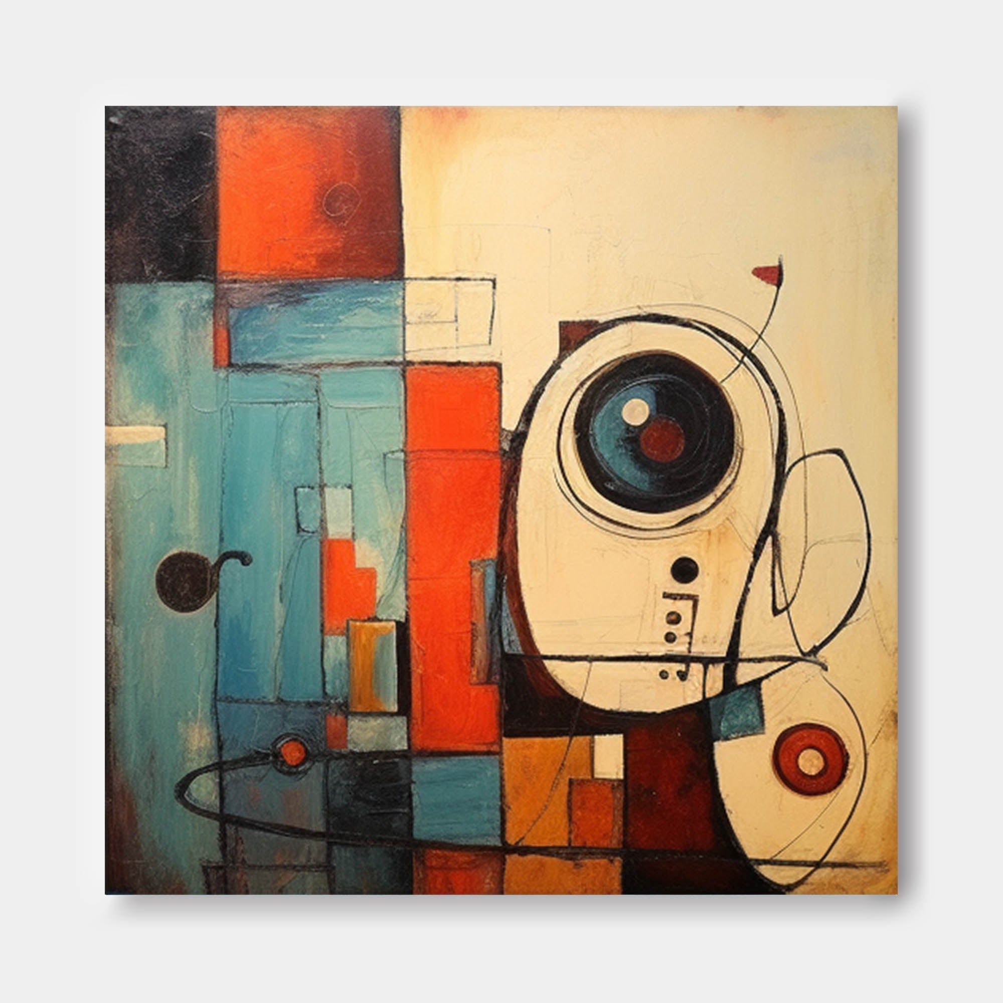 Wallart Abstract Canvas Art #AB320