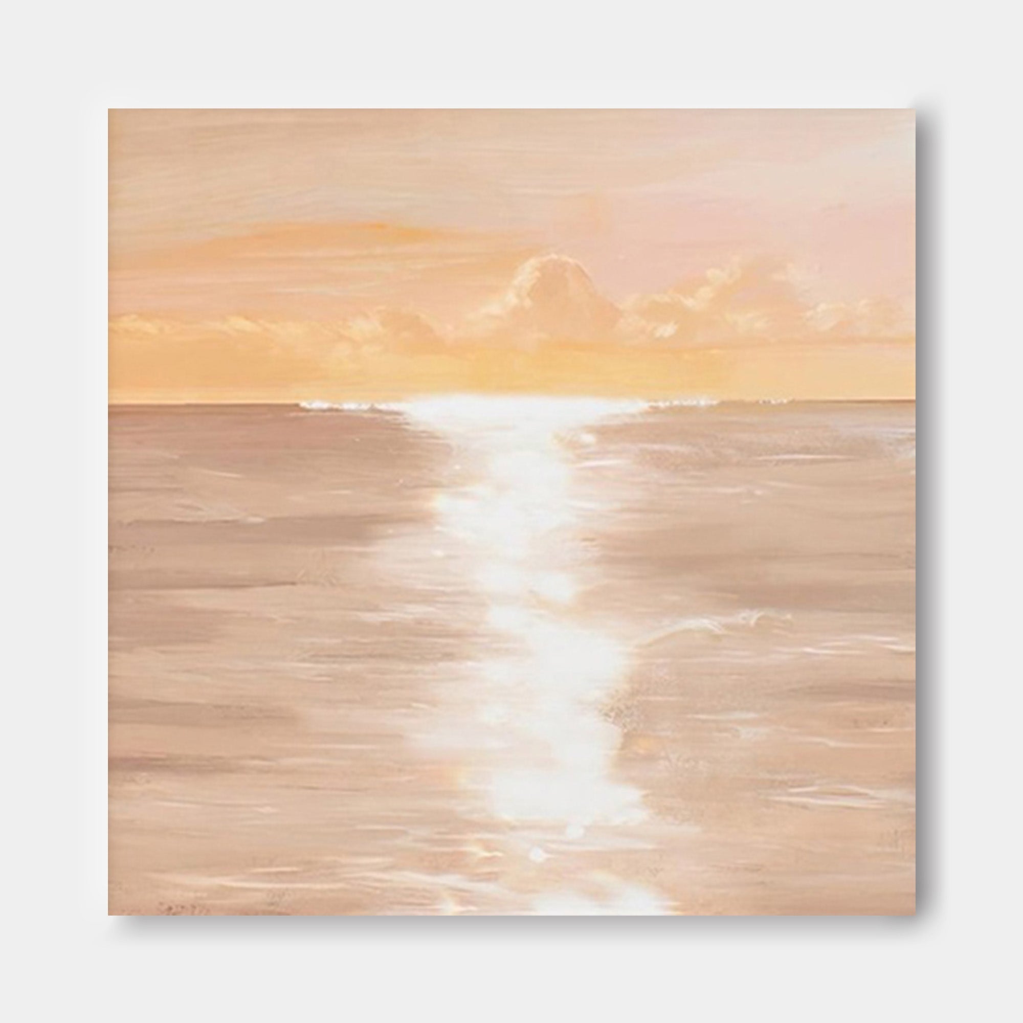 Wallart Golden Horizon at Sunset