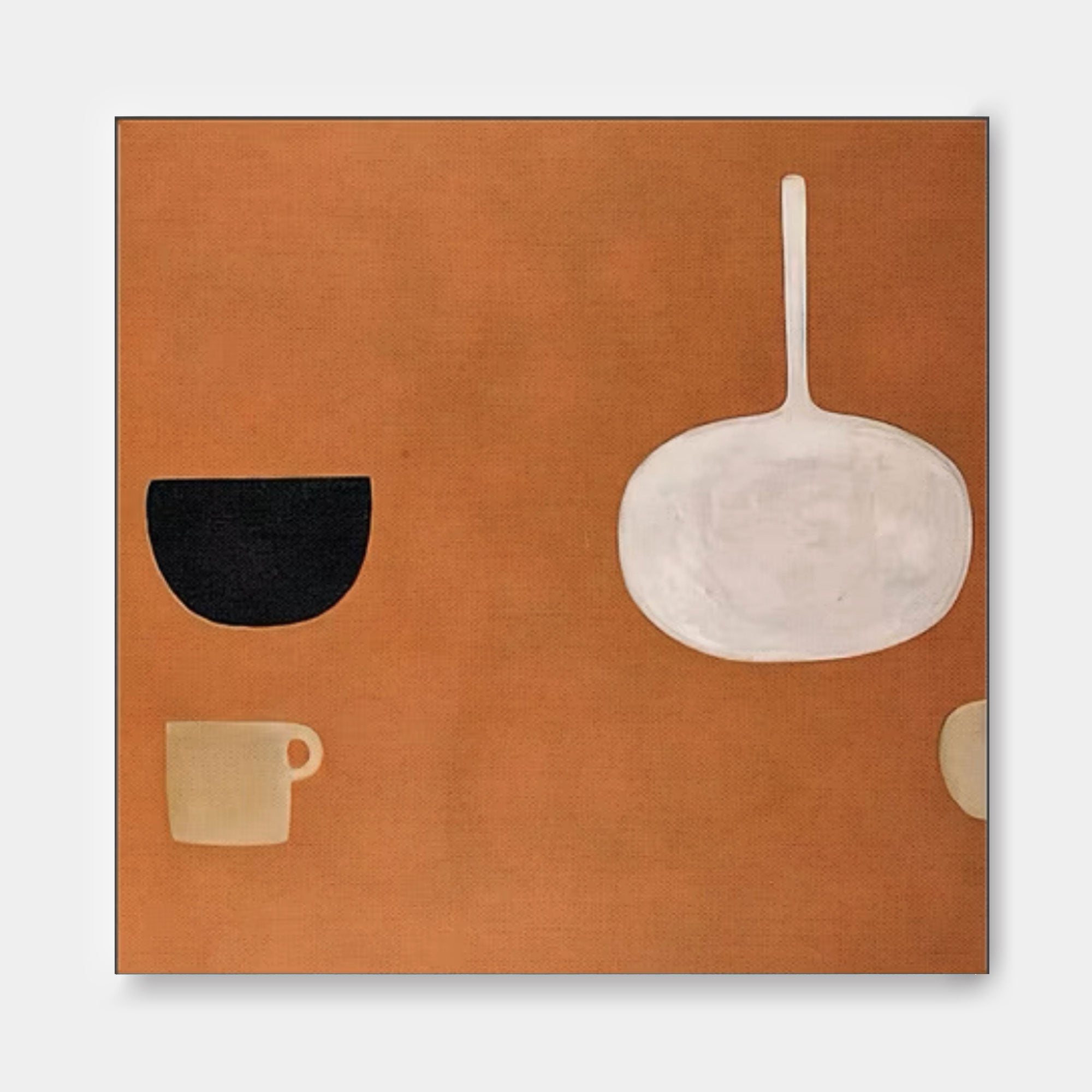 Wallart Minimalist Geometric Still Life Oil Painting