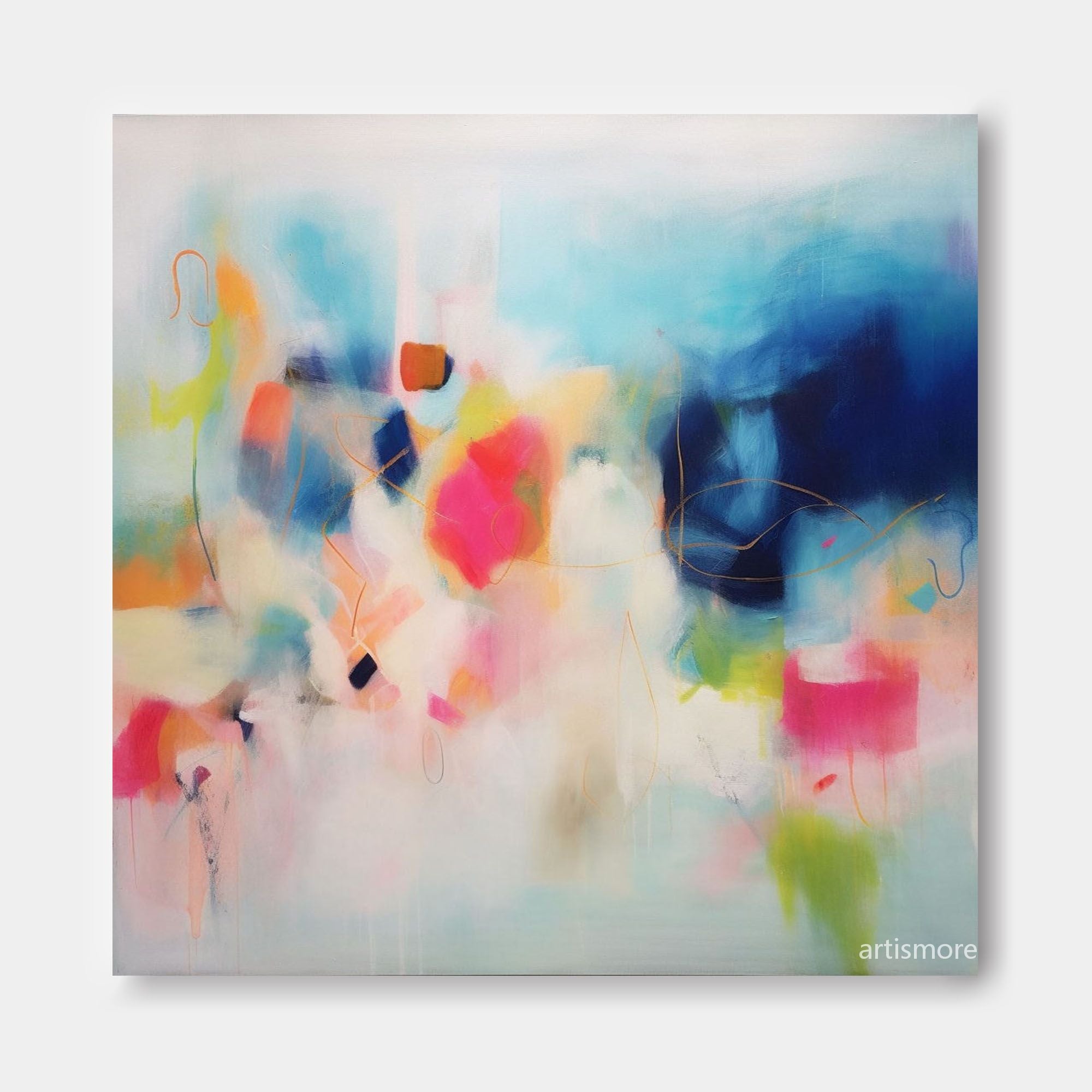 Wallart Bright Abstract Dreamscape Art