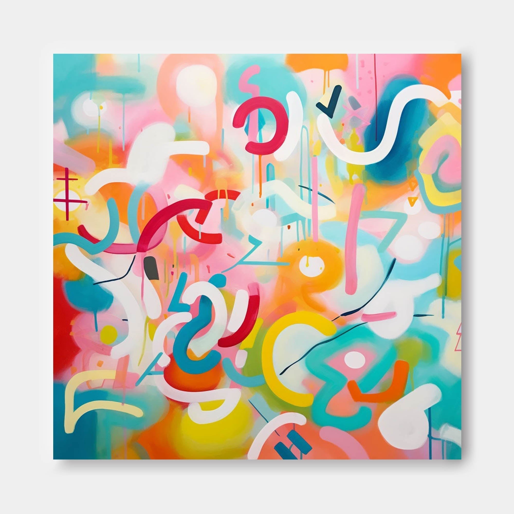Wallart Energetic Dreamscape Abstract Art