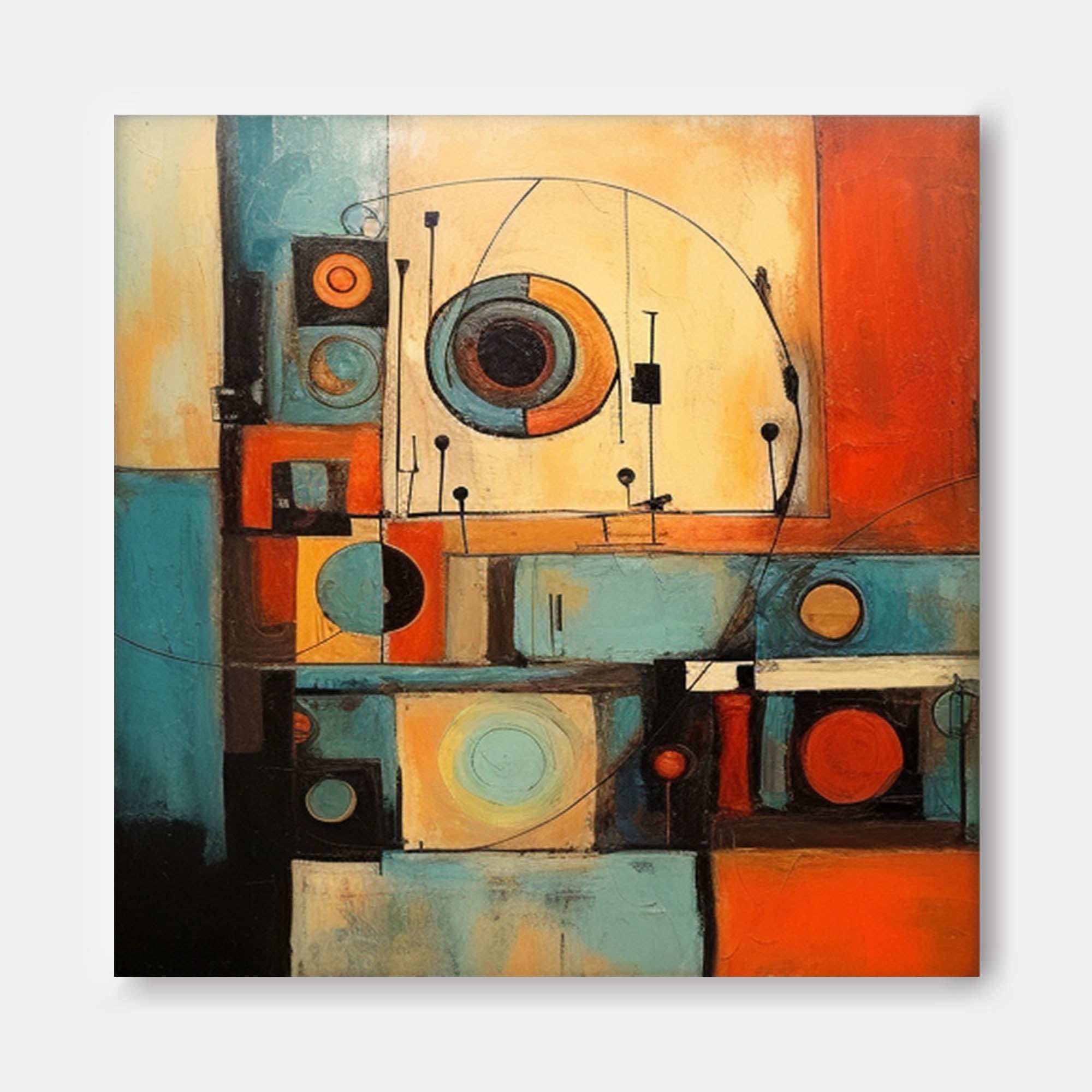 Wallart Abstract Canvas Art #AB321