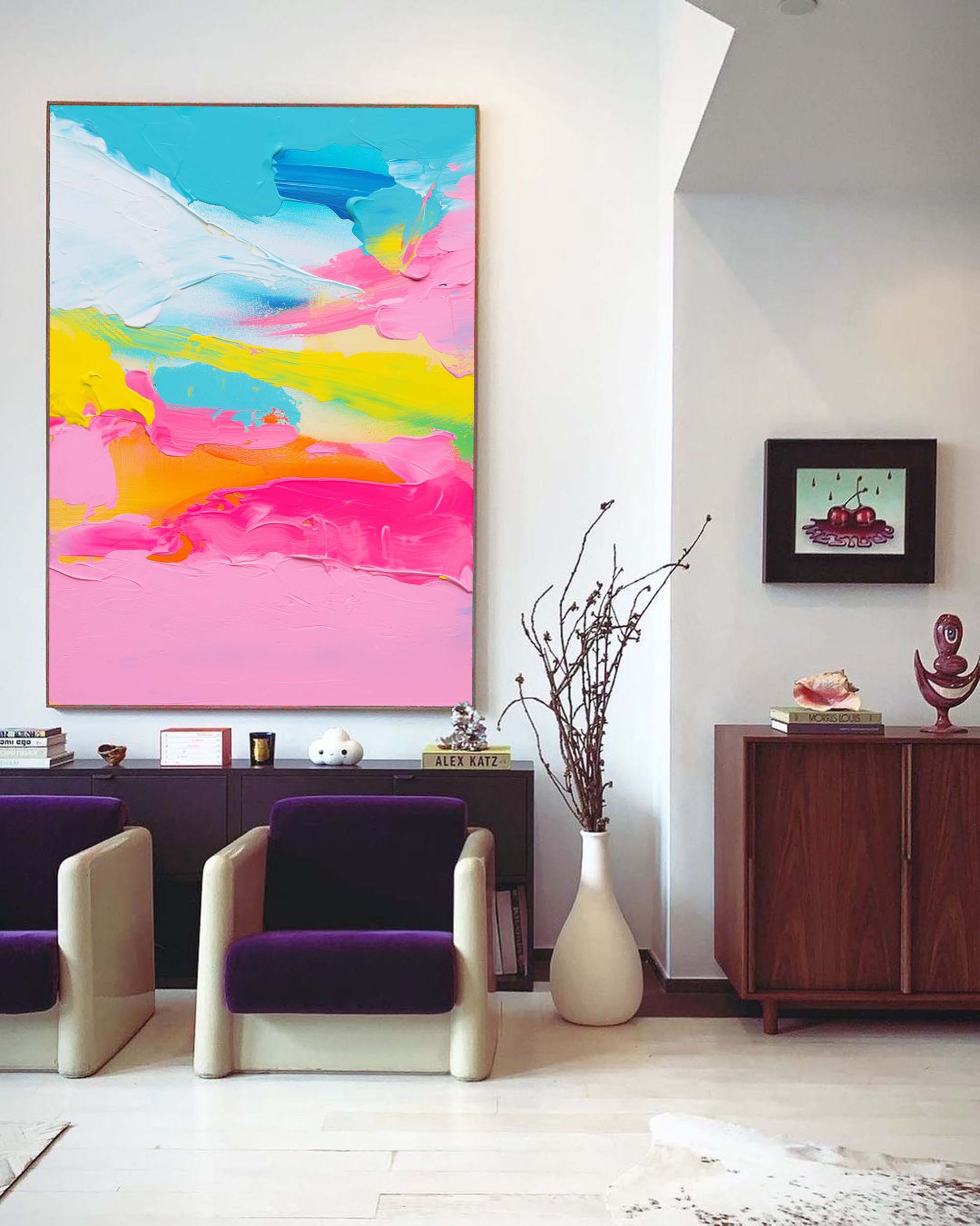 Wallart Bright Horizons Abstract Canvas