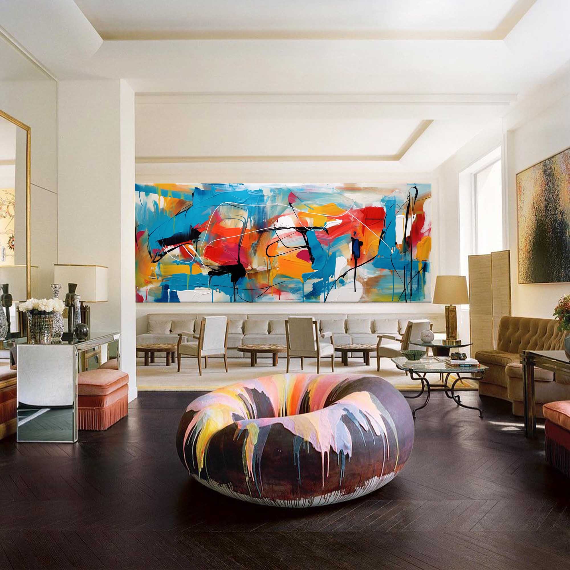 Wallart Dynamic Color Symphony